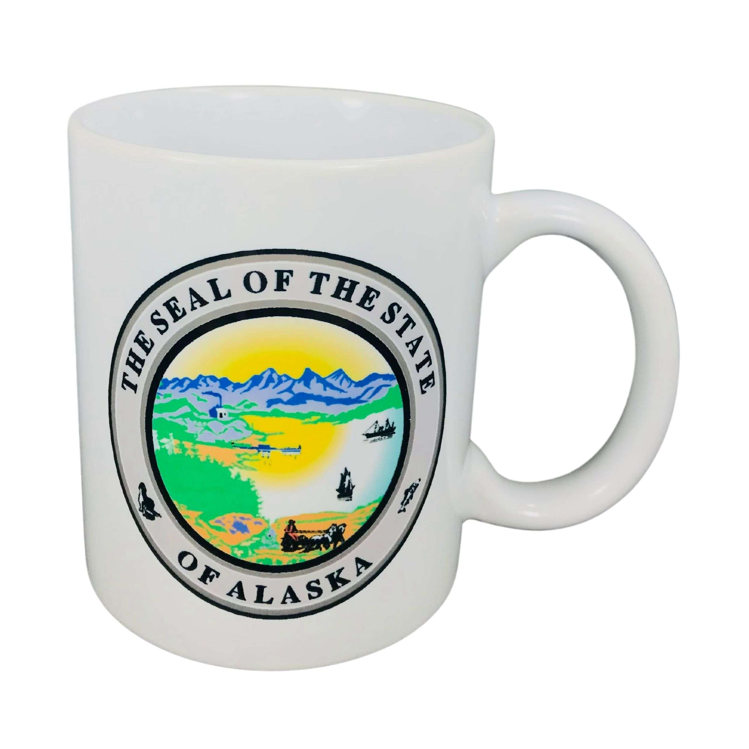 Taza Escudo Estado Alaska Usa