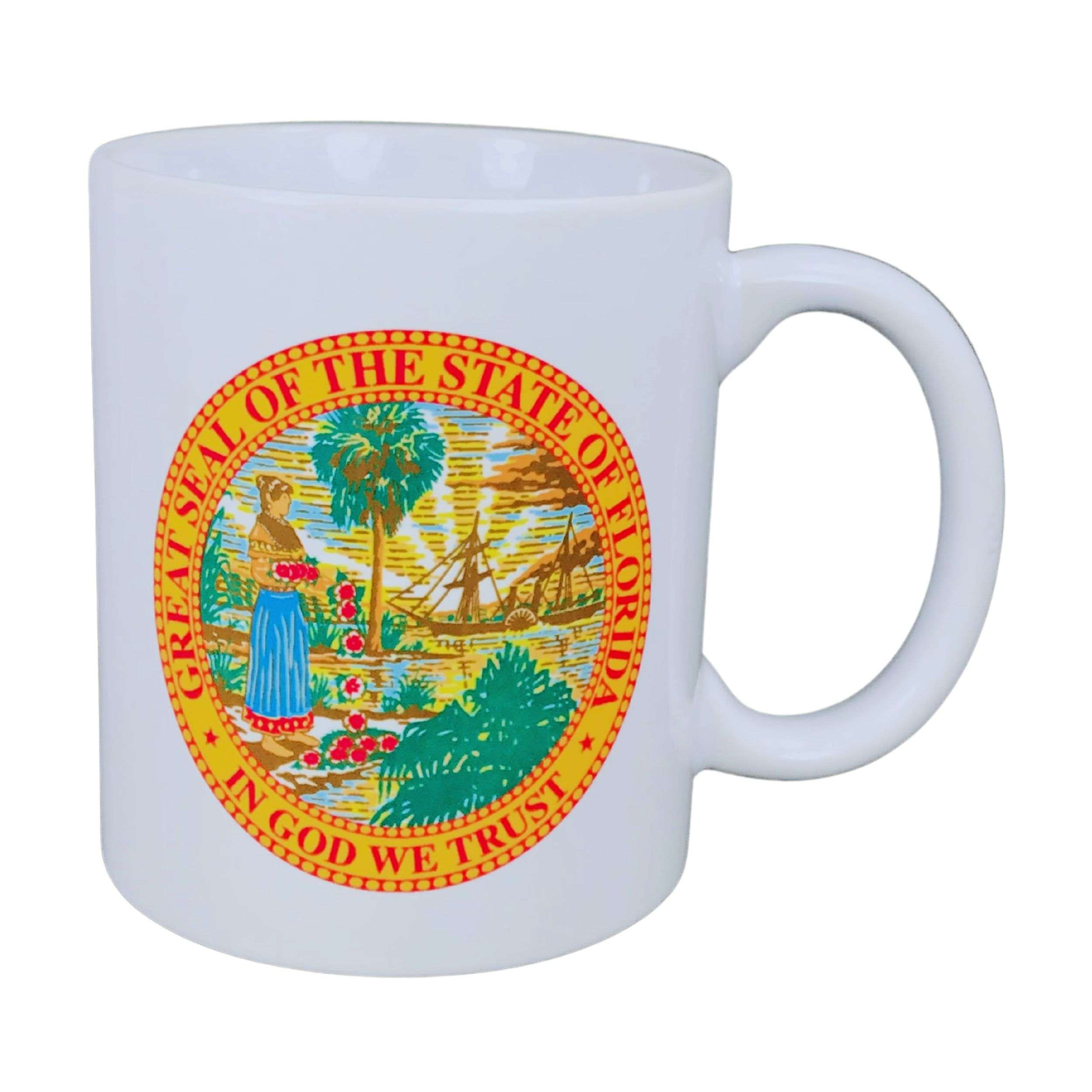 Taza Escudo Estado Florida Usa