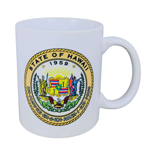 Taza Escudo Estado Hawaii Usa