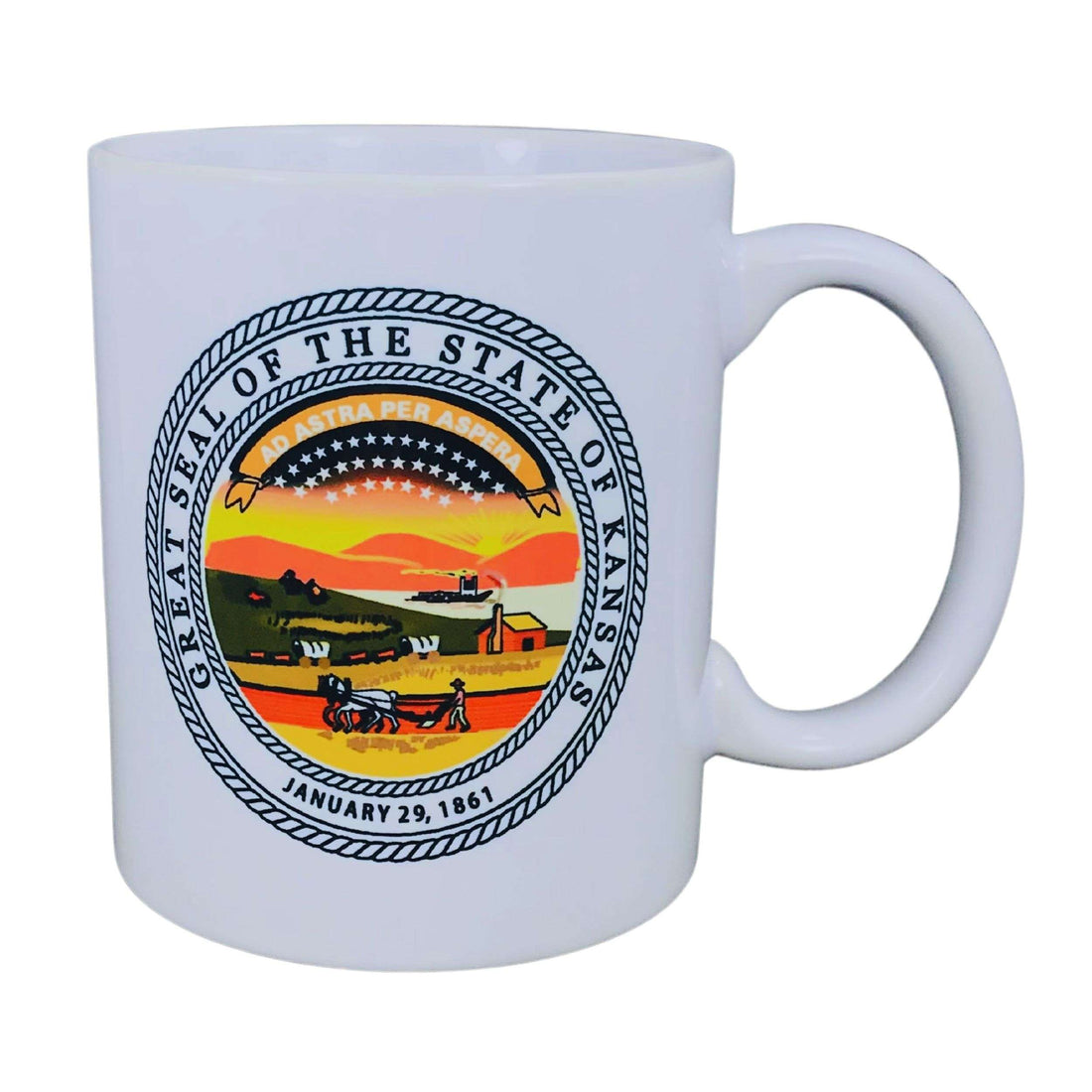 Mug - Bouclier de l'État du Kansas - États-Unis