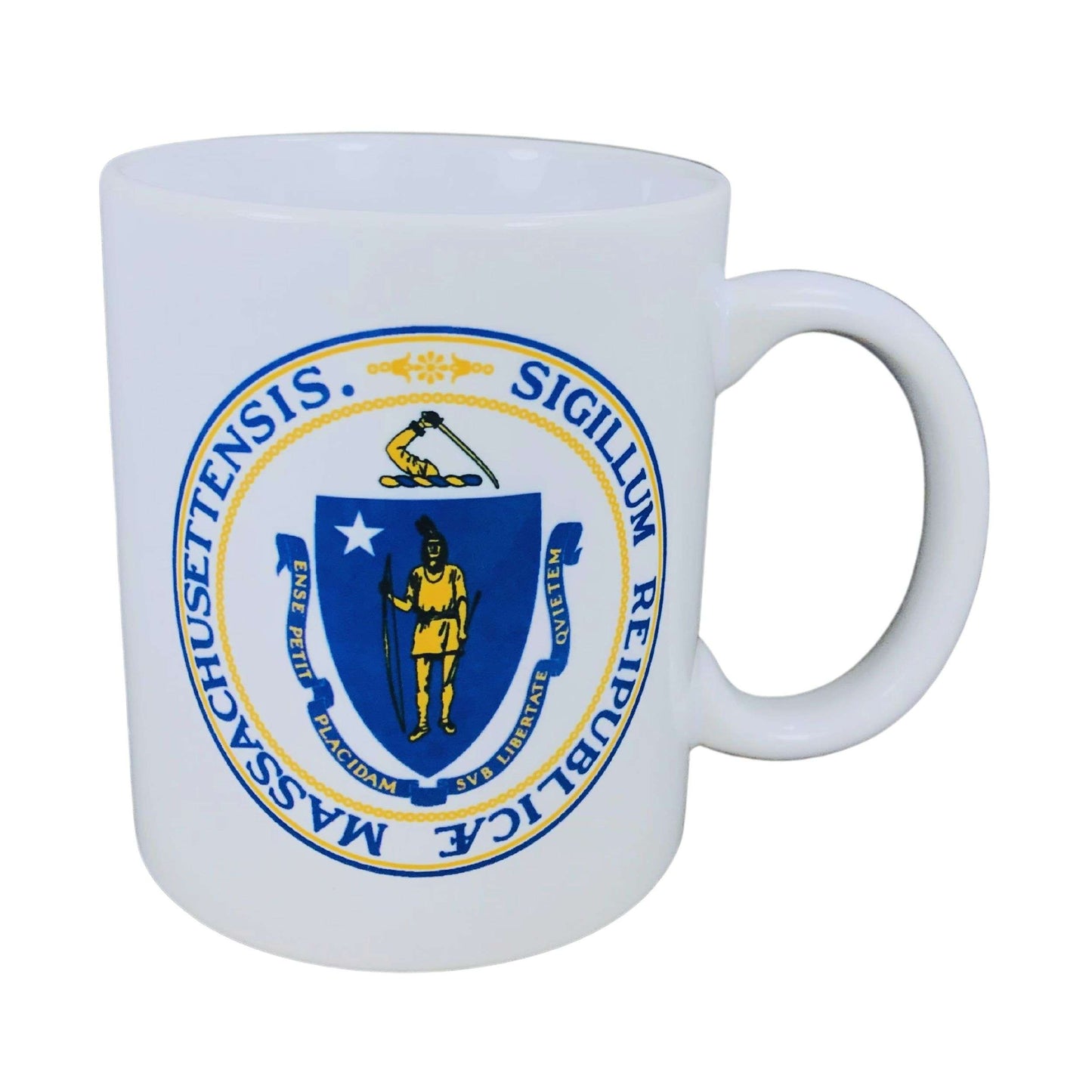 Taza Escudo Estado Massachusetts Usa