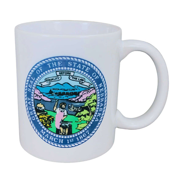 Mug - Bouclier de l'État du Nebraska - États-Unis