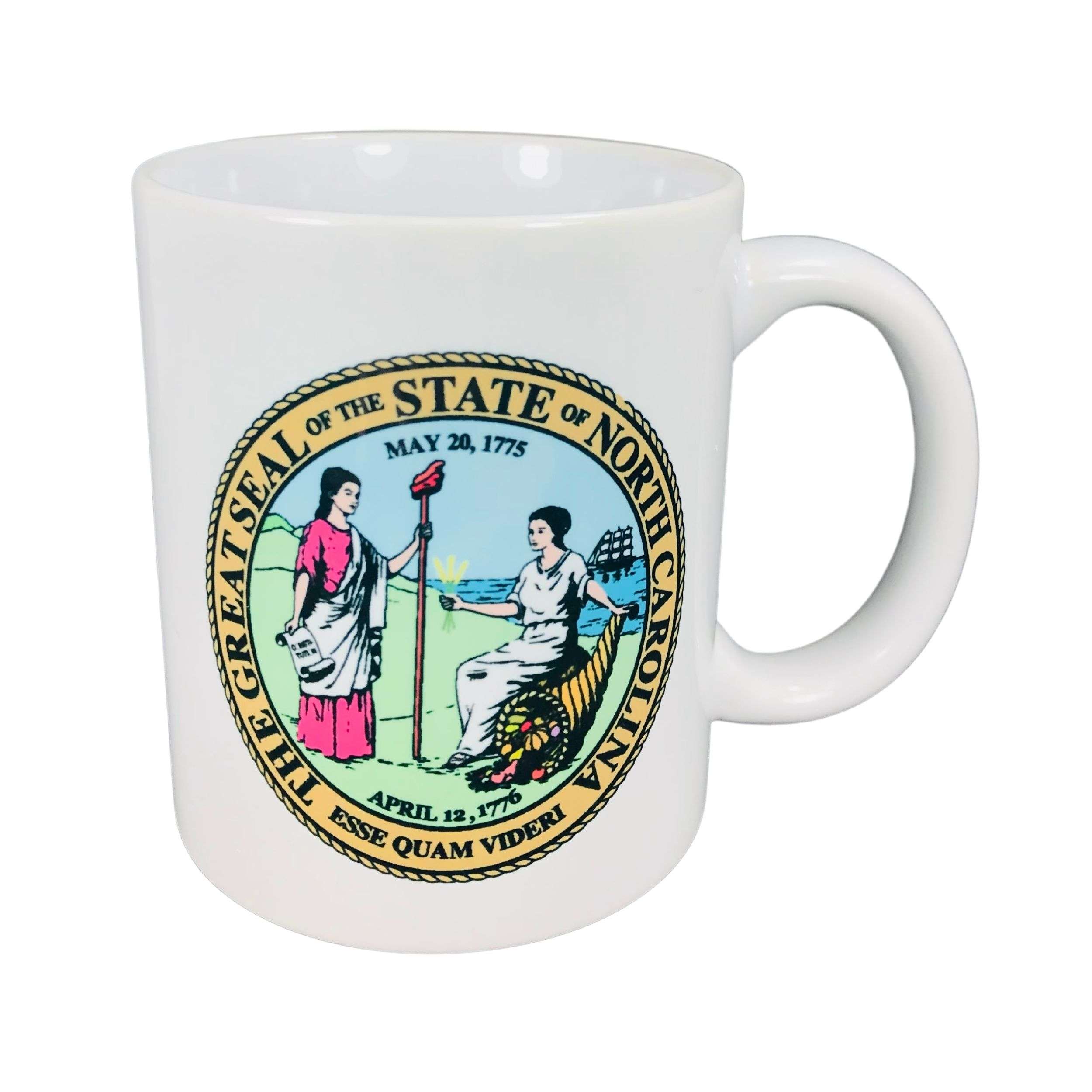 Taza Escudo Estado North Carolina Usa