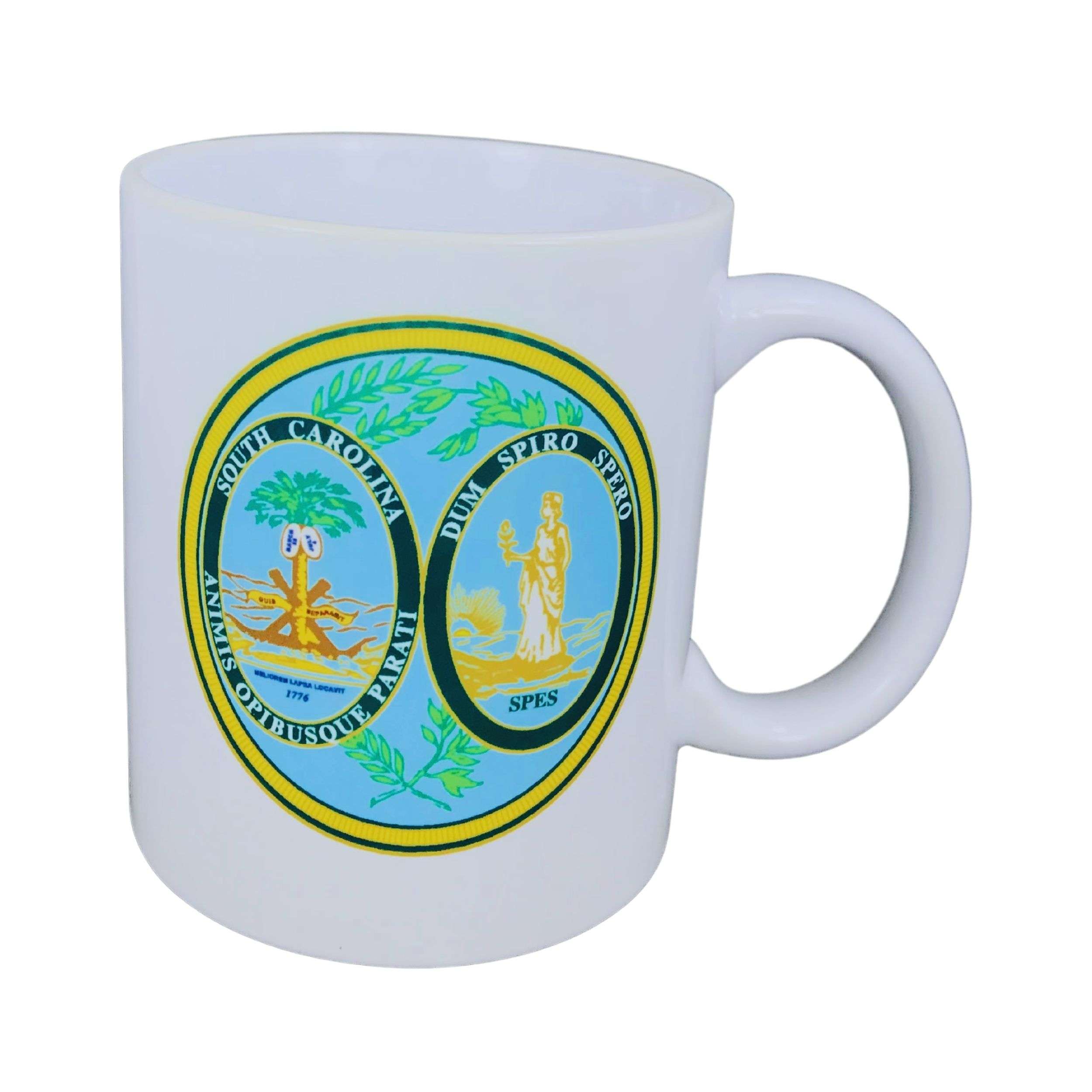 Taza Escudo Estado South Carolina Usa