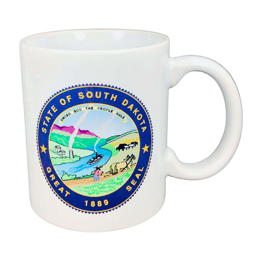 Taza Escudo Estado South Dakota Usa