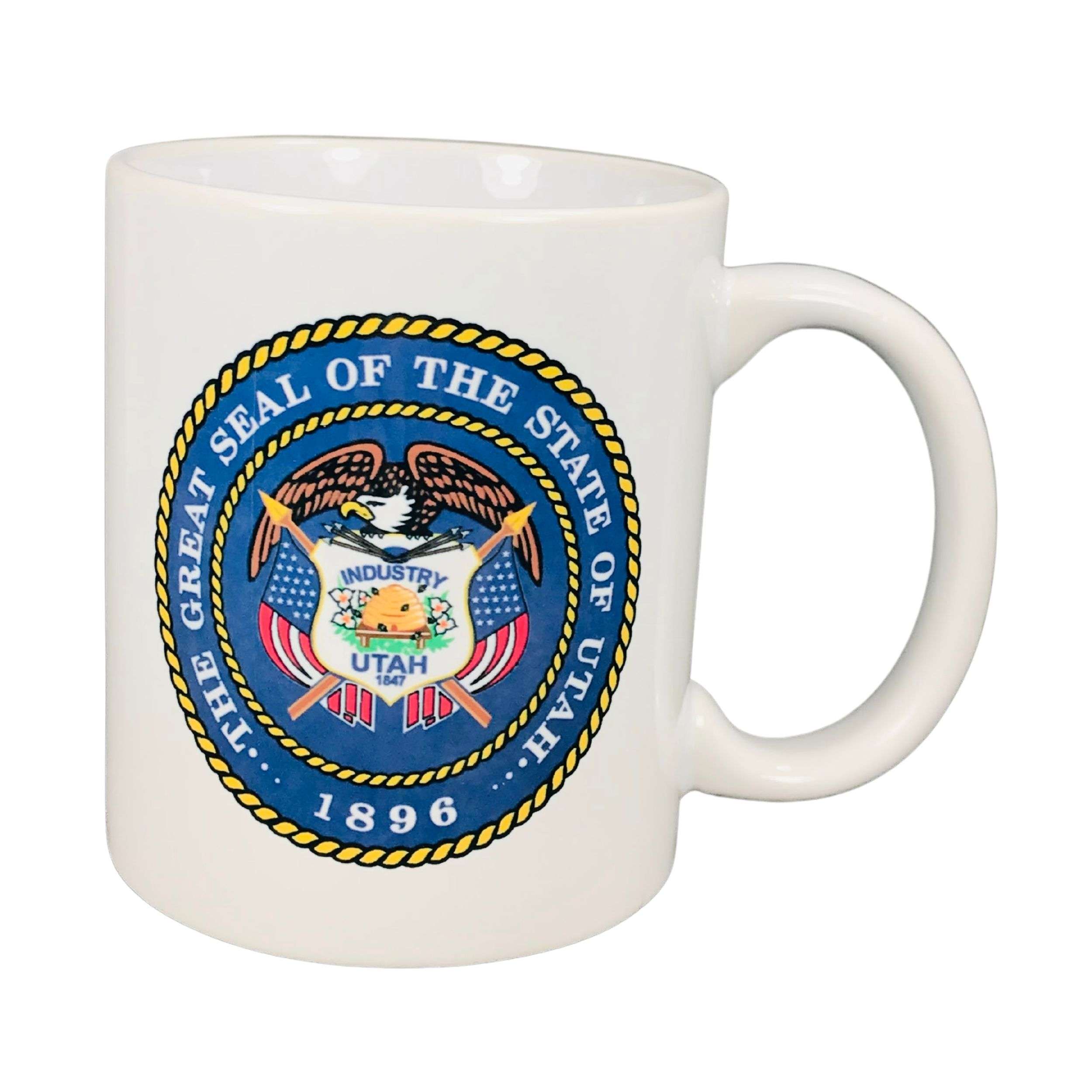 Taza Escudo Estado Utah Usa