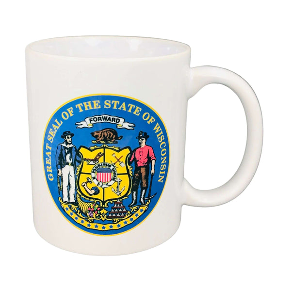 Mug - Bouclier de l'État du Wisconsin - États-Unis