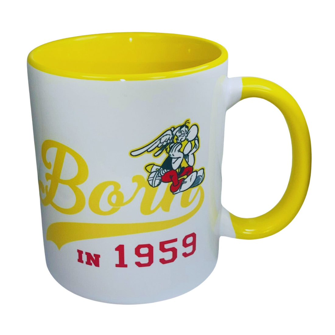 Tasse © Asterix - Born 1959 - Gelbe Buchstaben - C#91