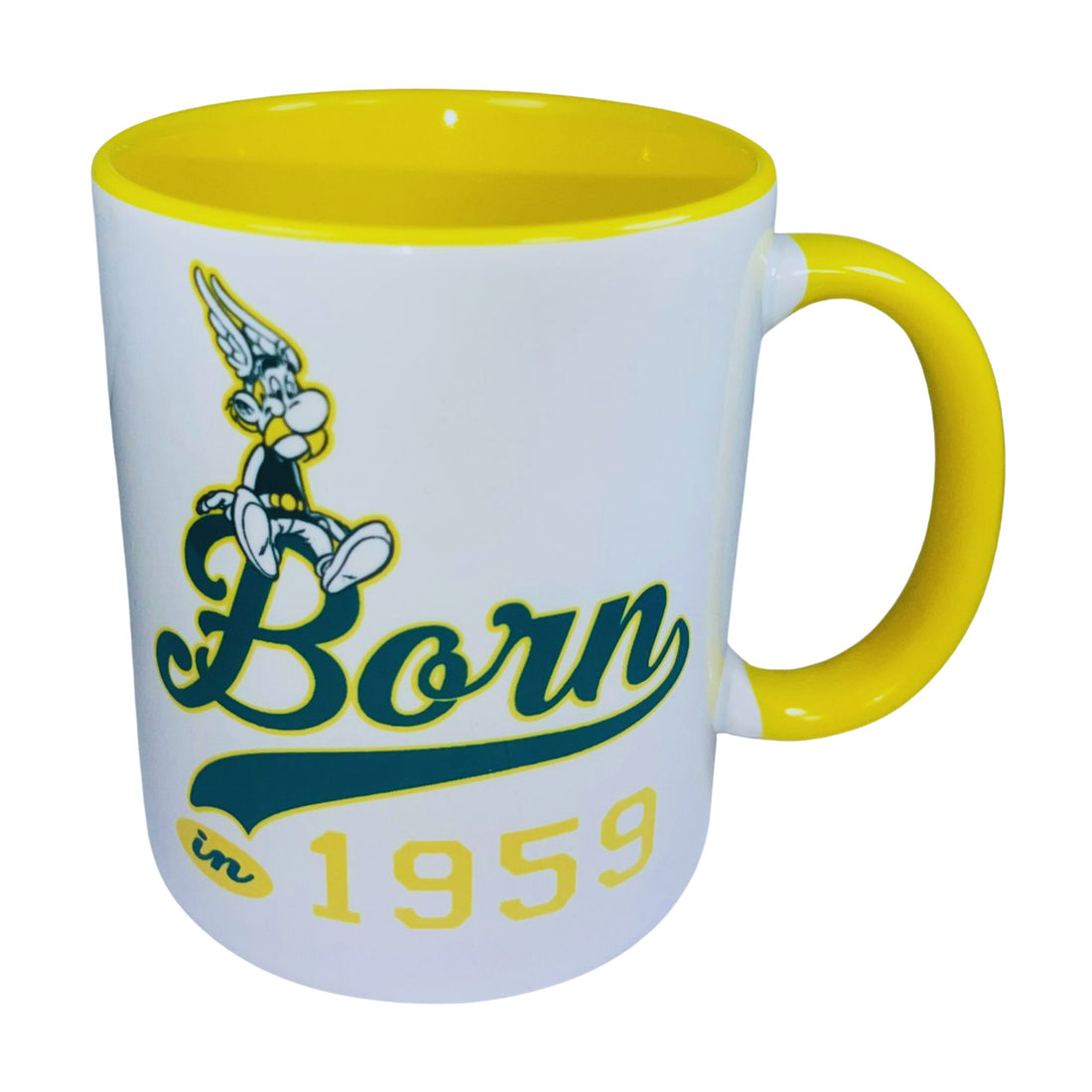 Taza © Astérix - Born 1959 - Letras Verde - C#111