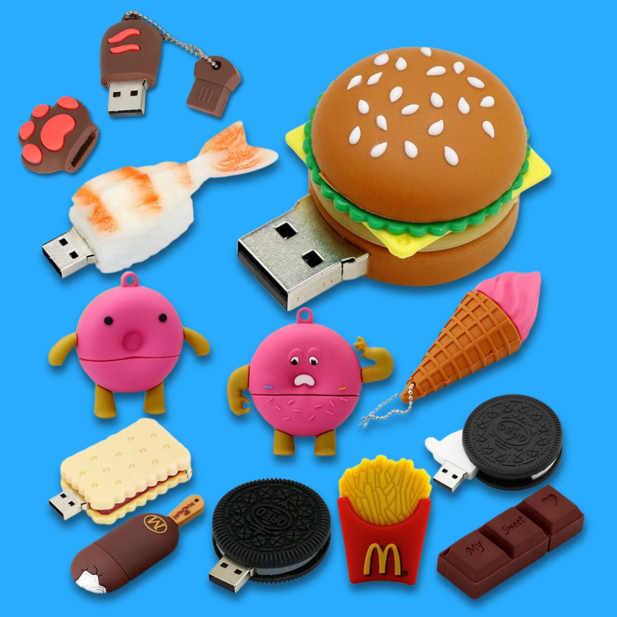 Memórias USB personalizadas padrão