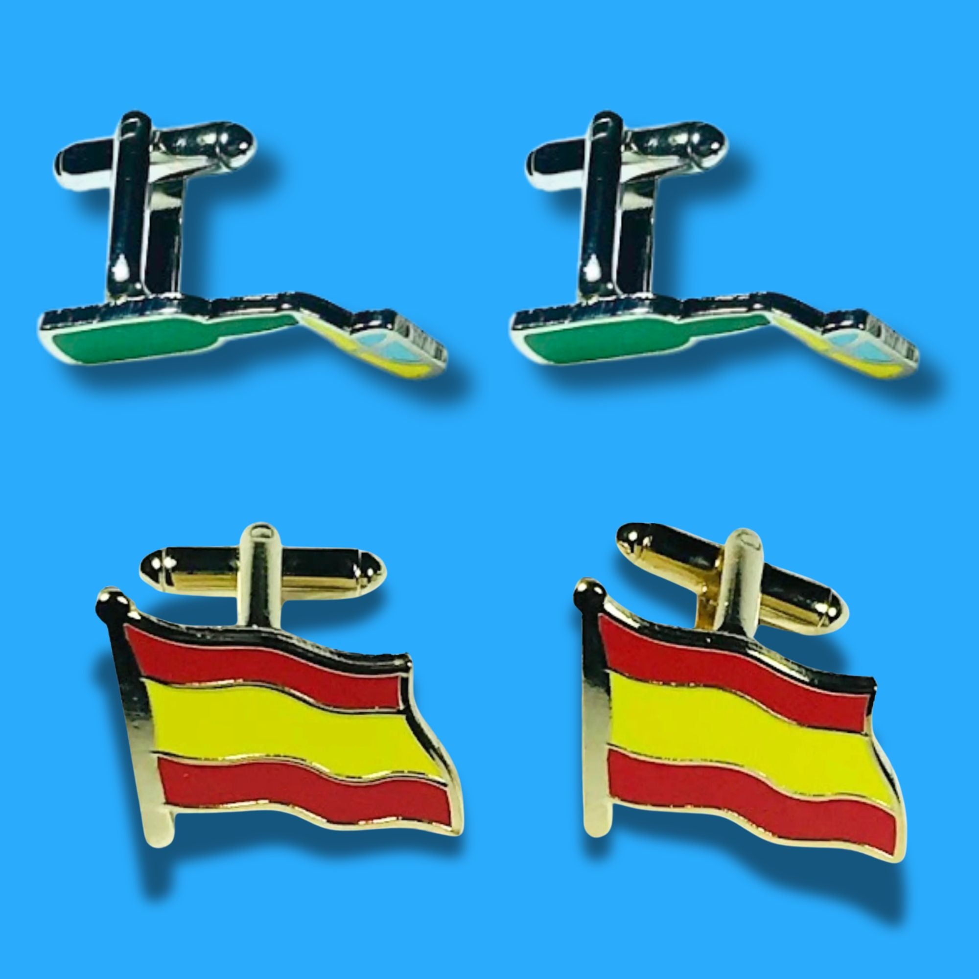Personalisierte Manschettenknöpfe in 3D-Relief