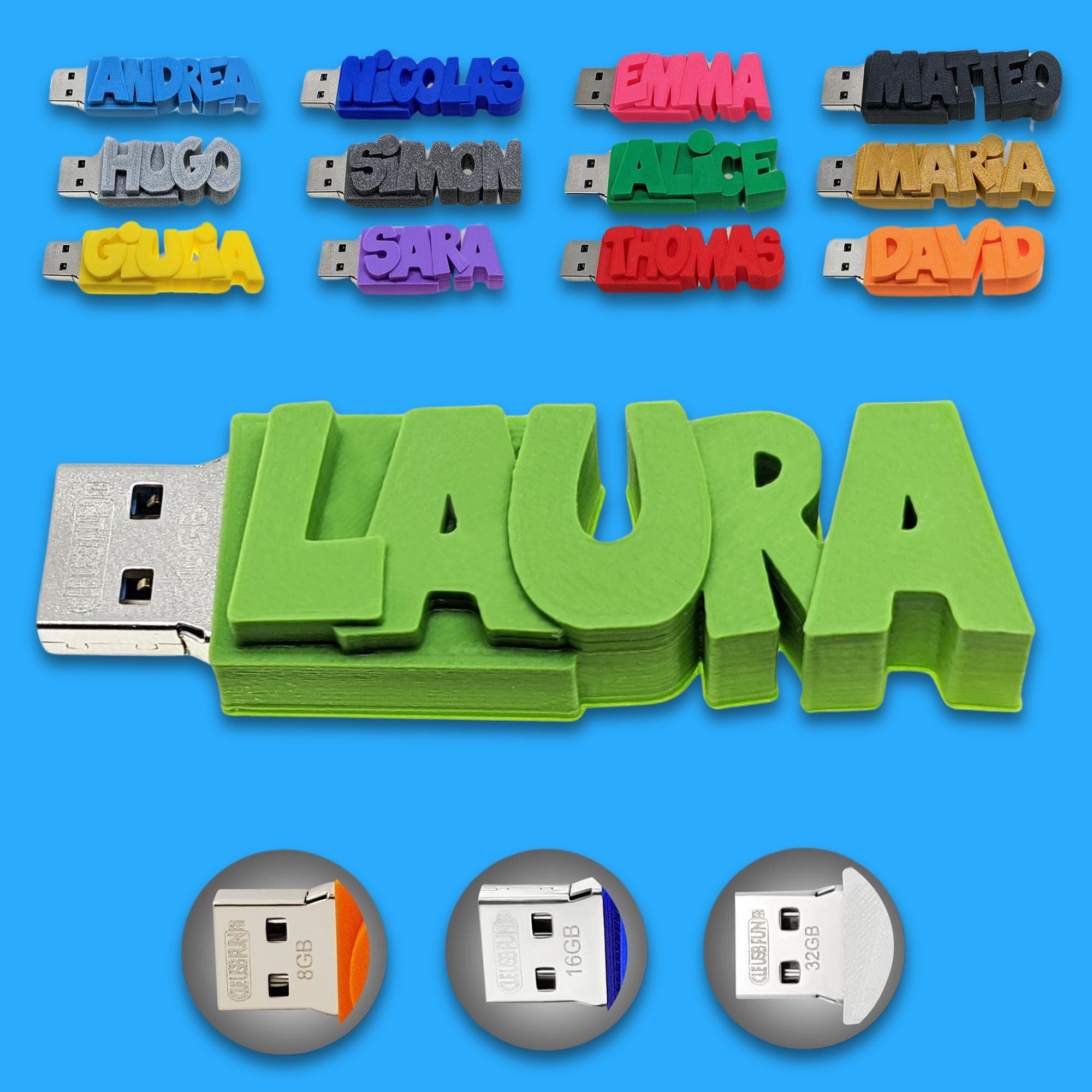 Pen drive personalizado para um evento