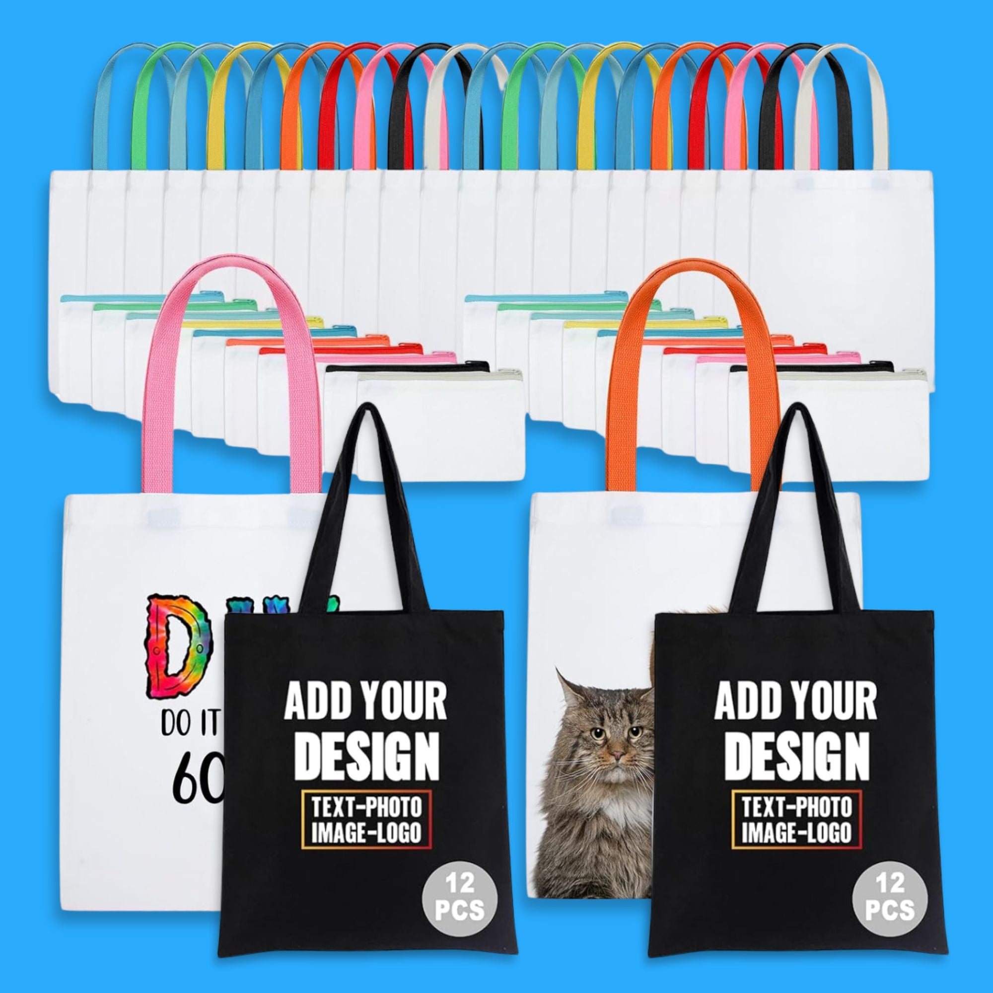 Bolsa de tela personalizada de algodón