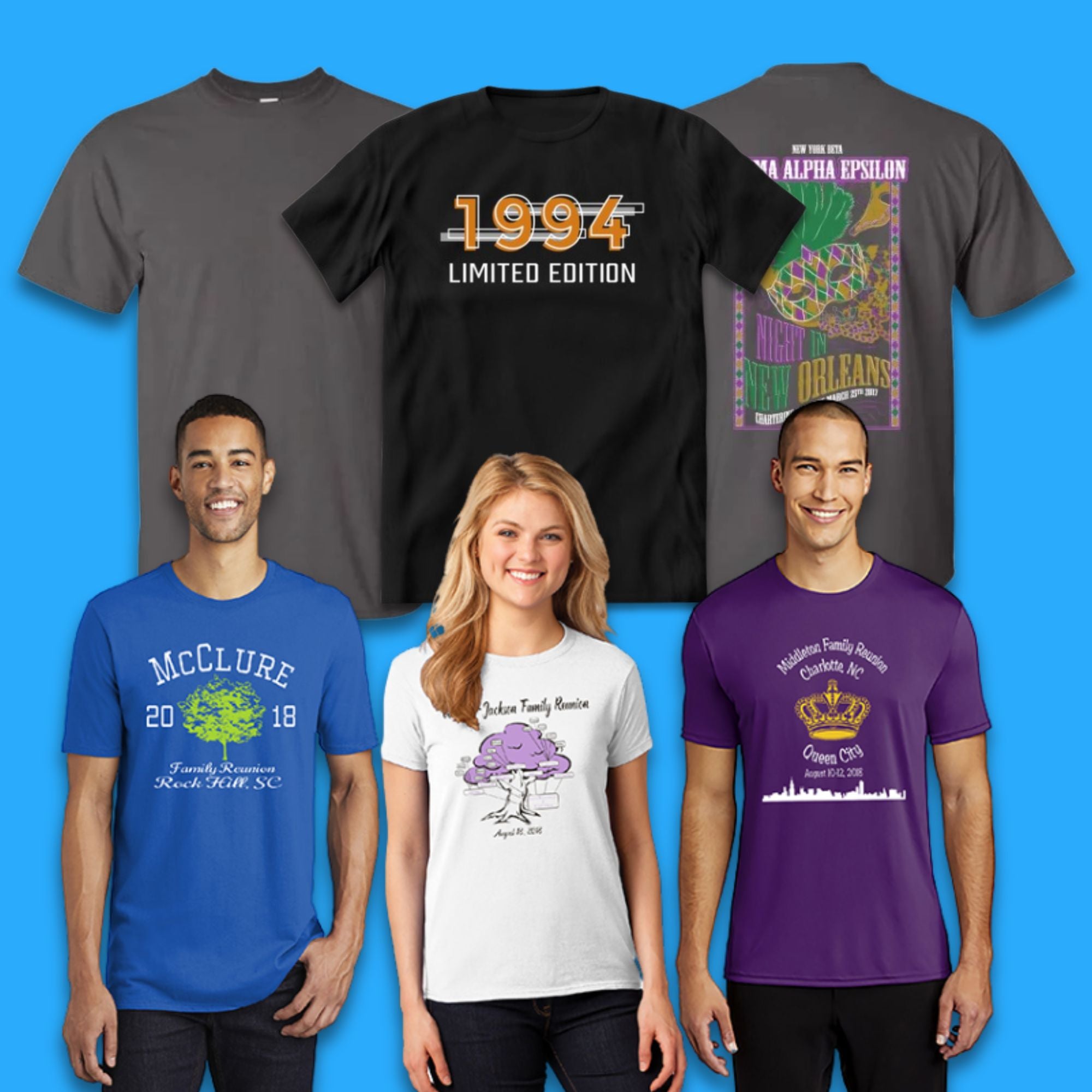 Camisola personalizada para um evento