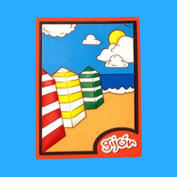 Imán de souvenir fabricado por Astur Pins