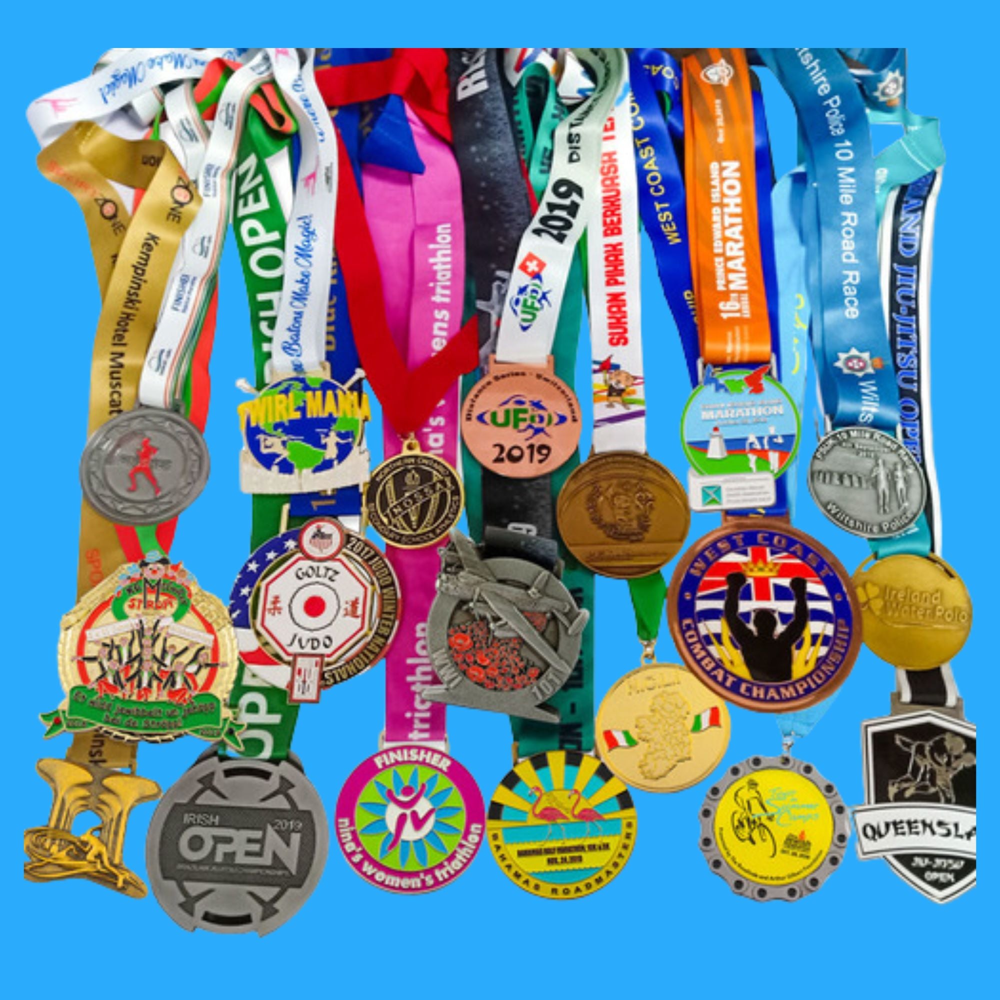 Medallas personalizadas grabadas con láser