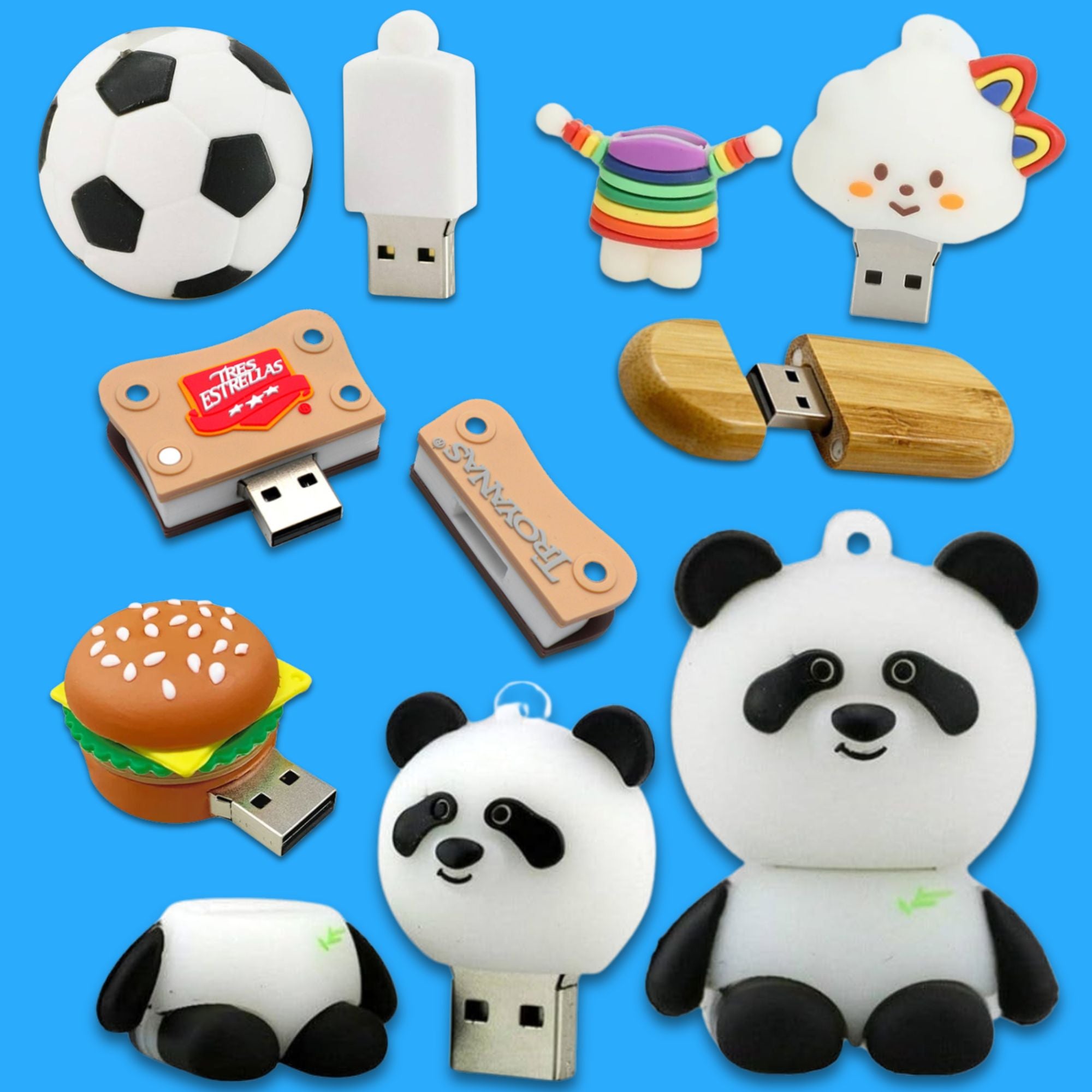 Pen drives personalizados como presente de empresa