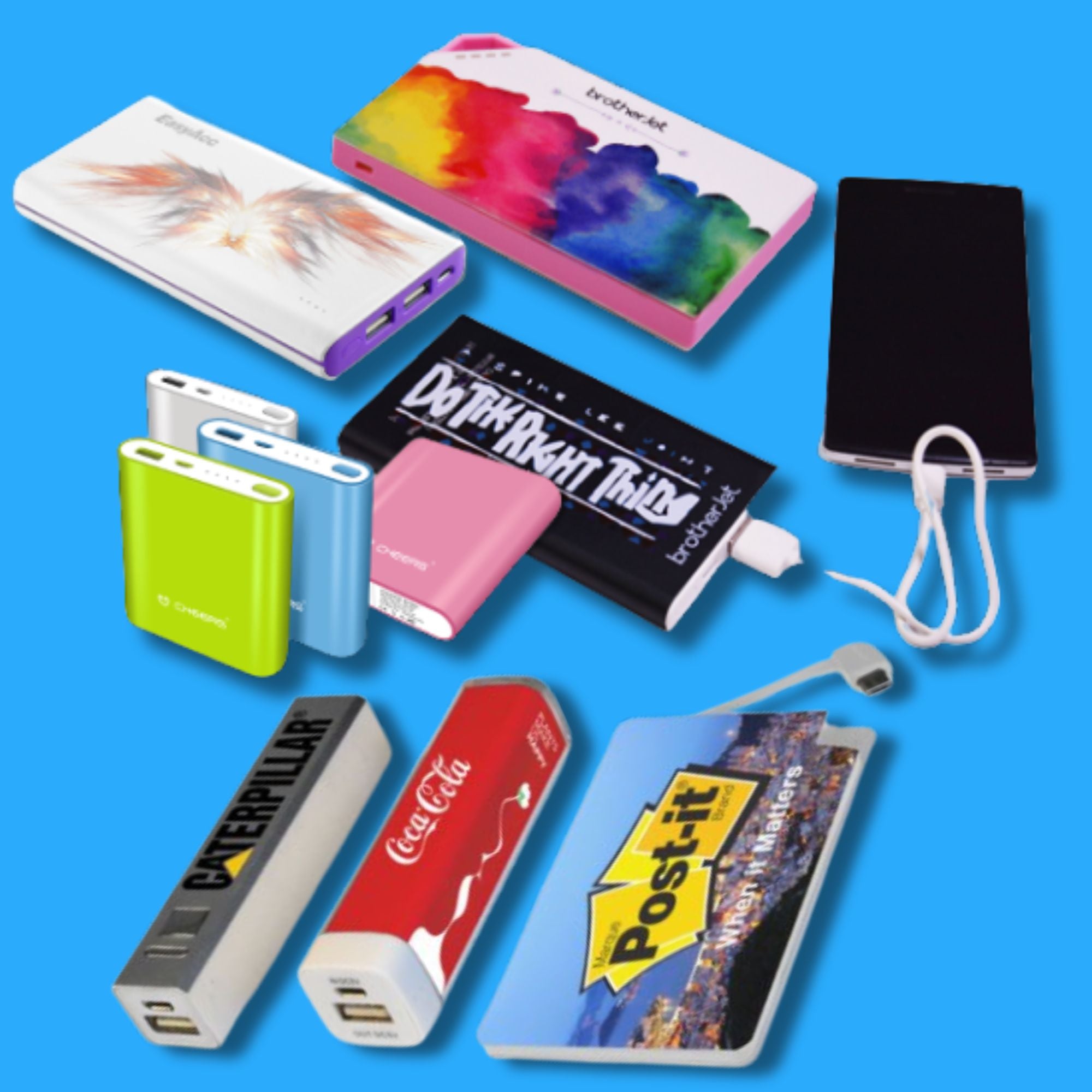 Baterías externas personalizadas como regalo tecnológico