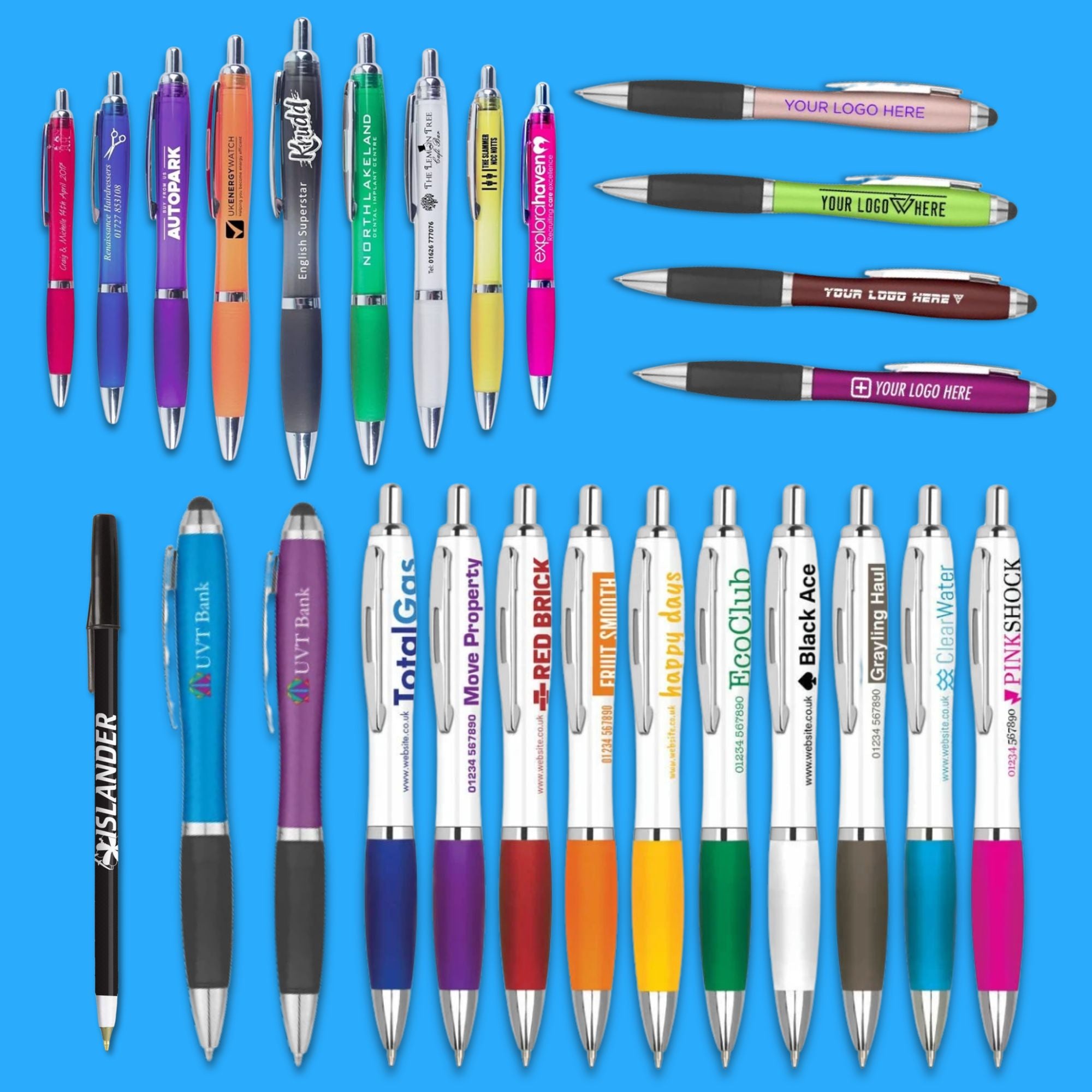 Bolígrafos personalizados para empresas y eventos