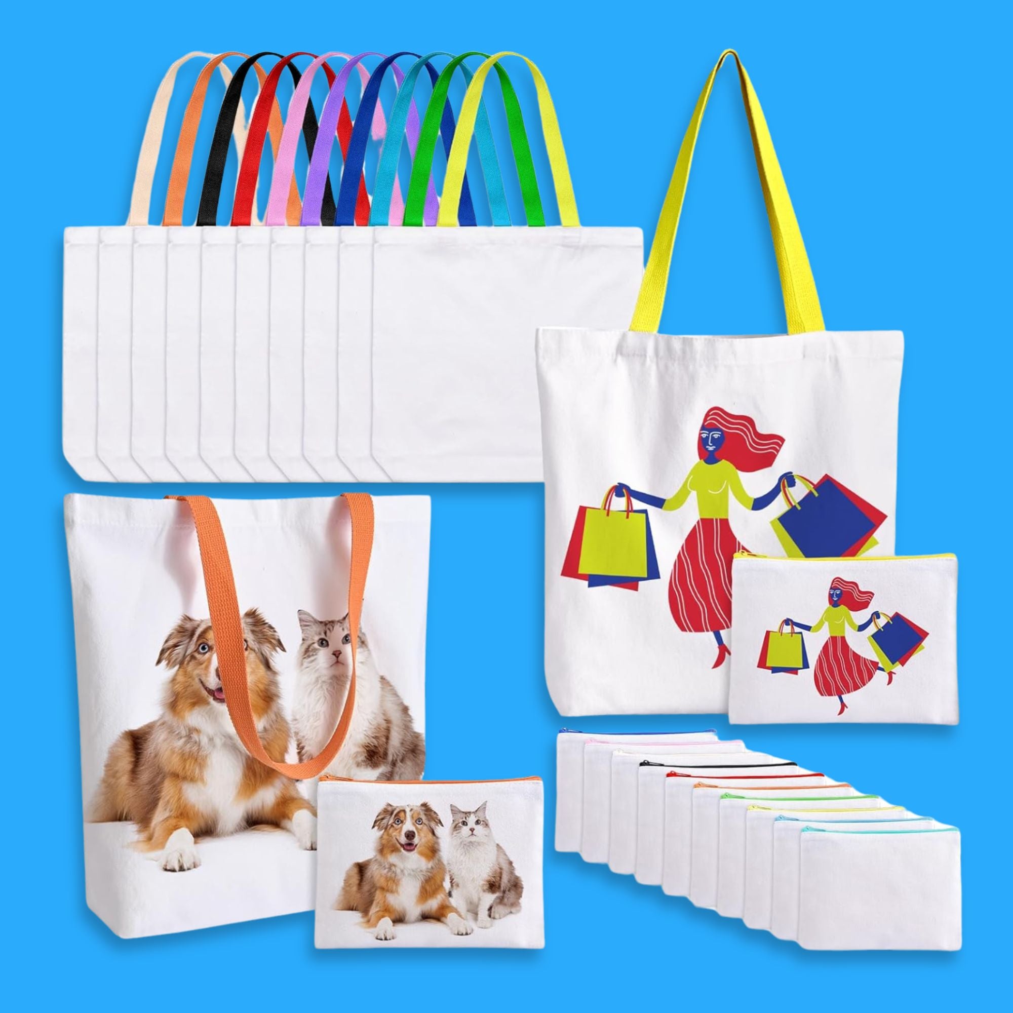 Bolsas de tela personalizadas para comercios y eventos