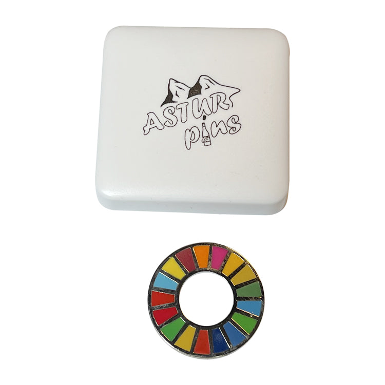 Pins ODS personalizados listos para entregar