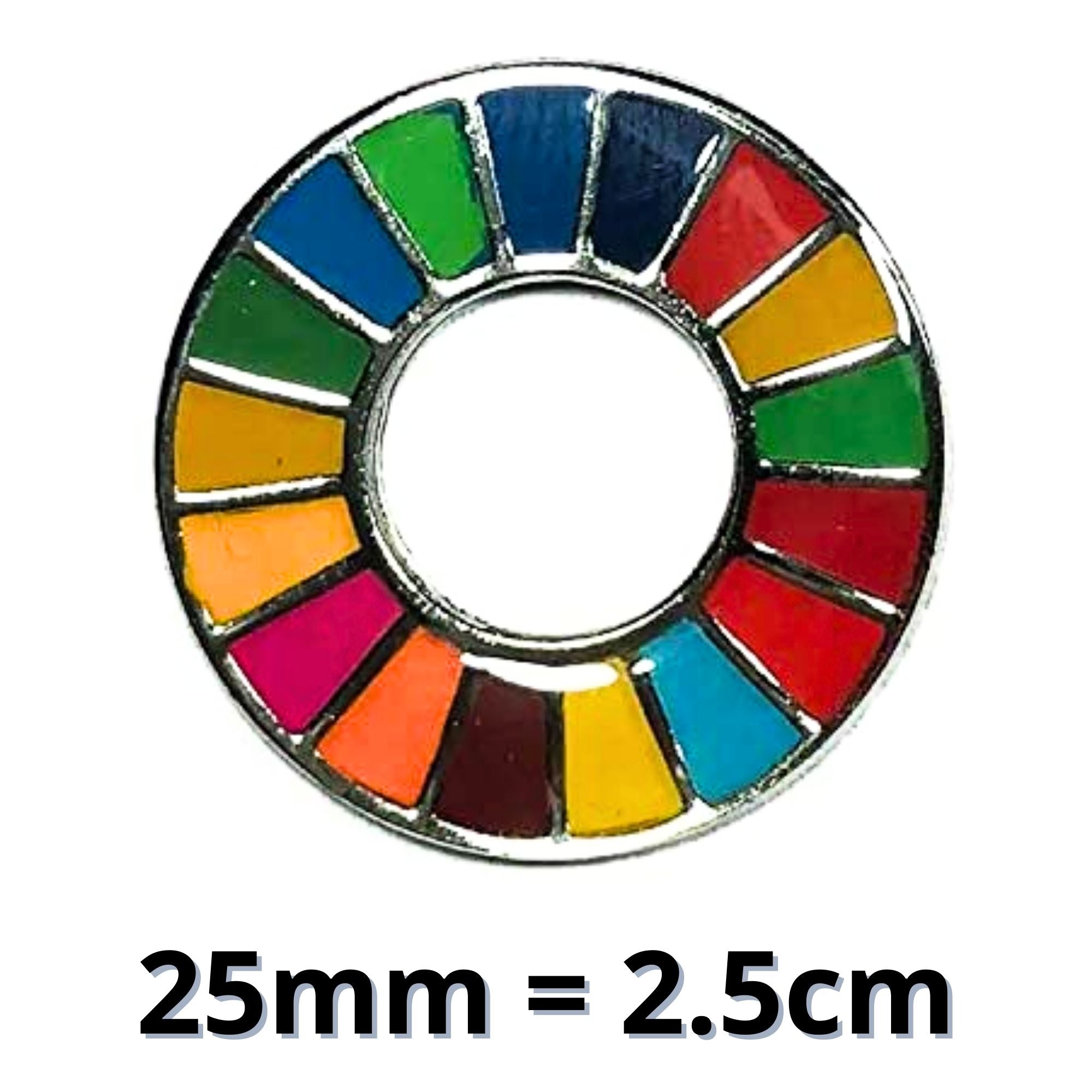 Pin ODS estándar con el círculo de 17 colores