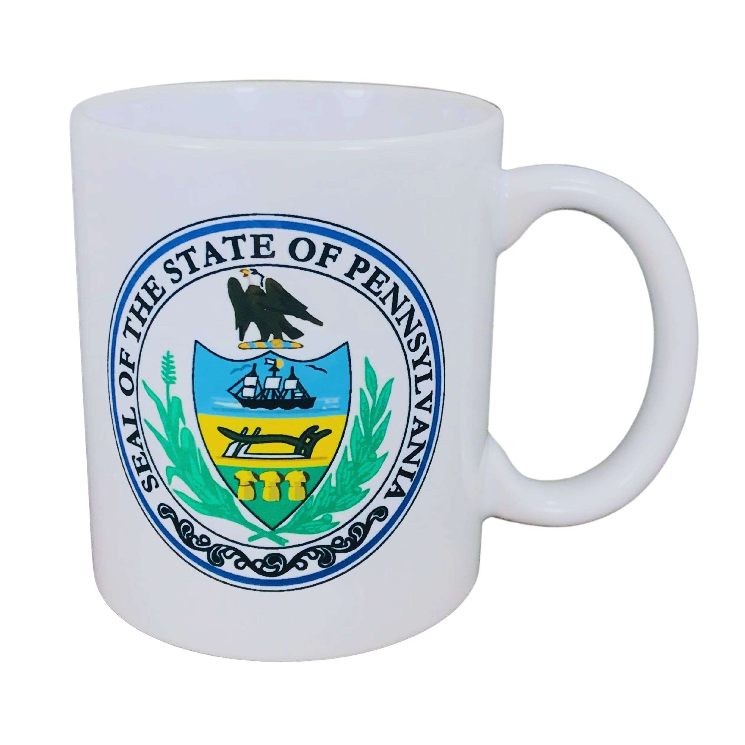 TAZA ESCUDO ESTADO PENNSYLVANIA USA