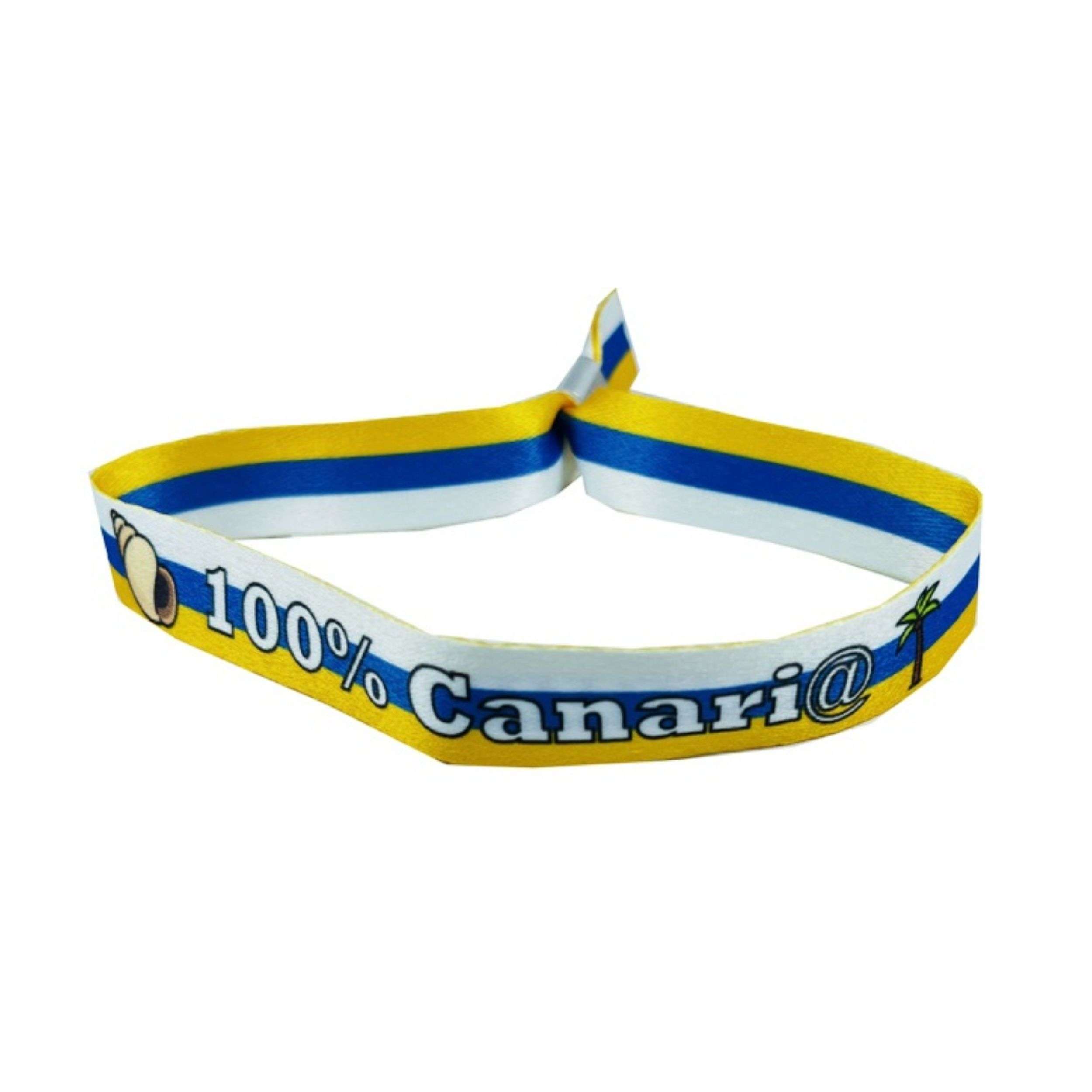 PULSERA 100 CANARI@ BANDERA CANARIAS P404