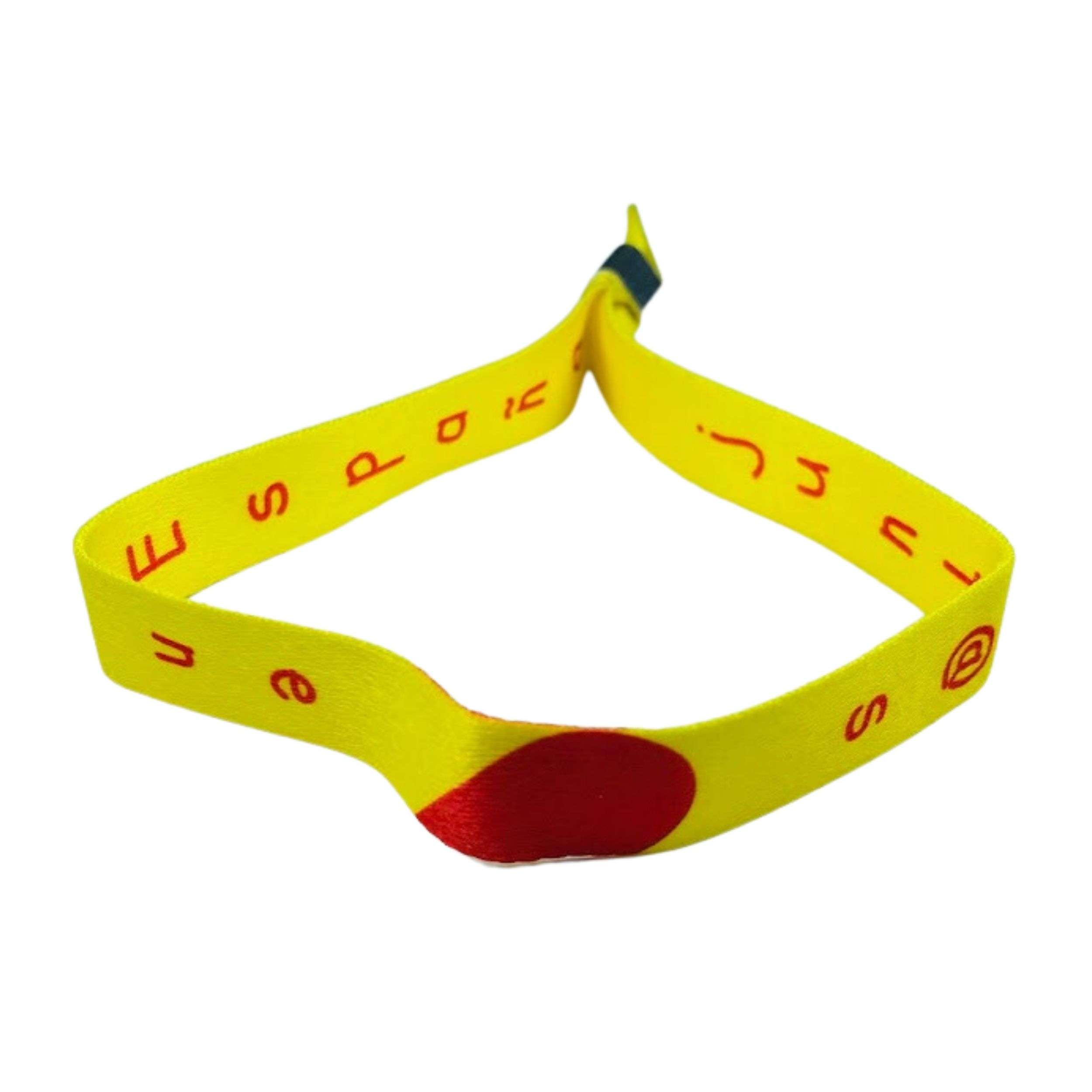 PULSERA AMARILLO JUNT@S EN ESPANA P386