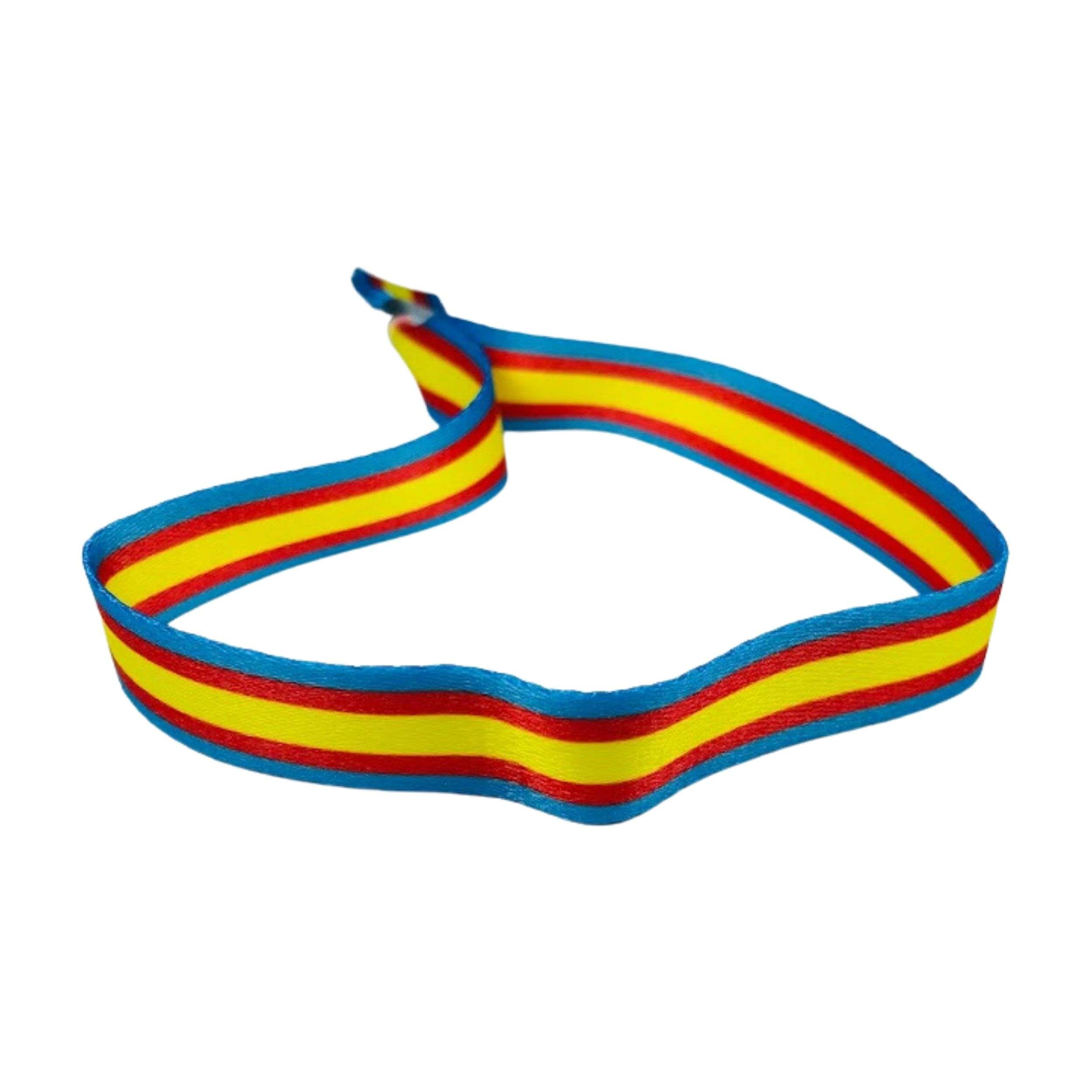 PULSERA AZUL CLARO BANDERA ESPANA P299