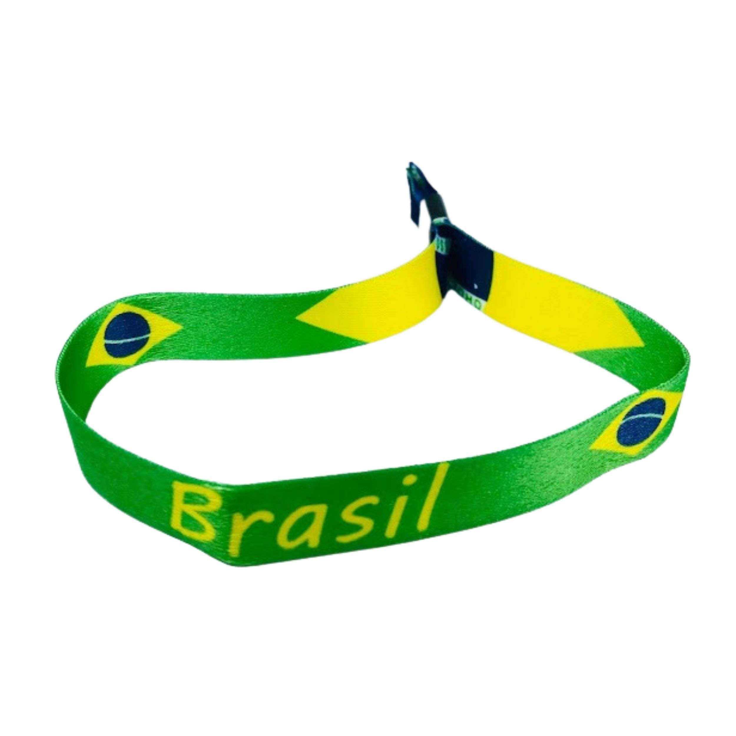 PULSERA BANDERA DE BRASIL P1068