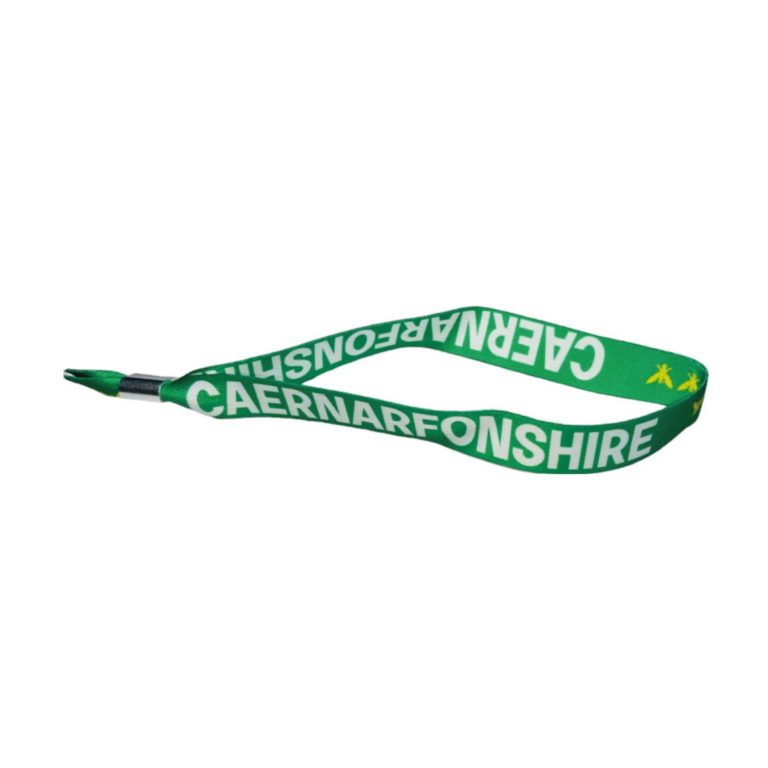 PULSERA BANDERA DE CAERNARFONSHIRE REINO UNIDO P2251