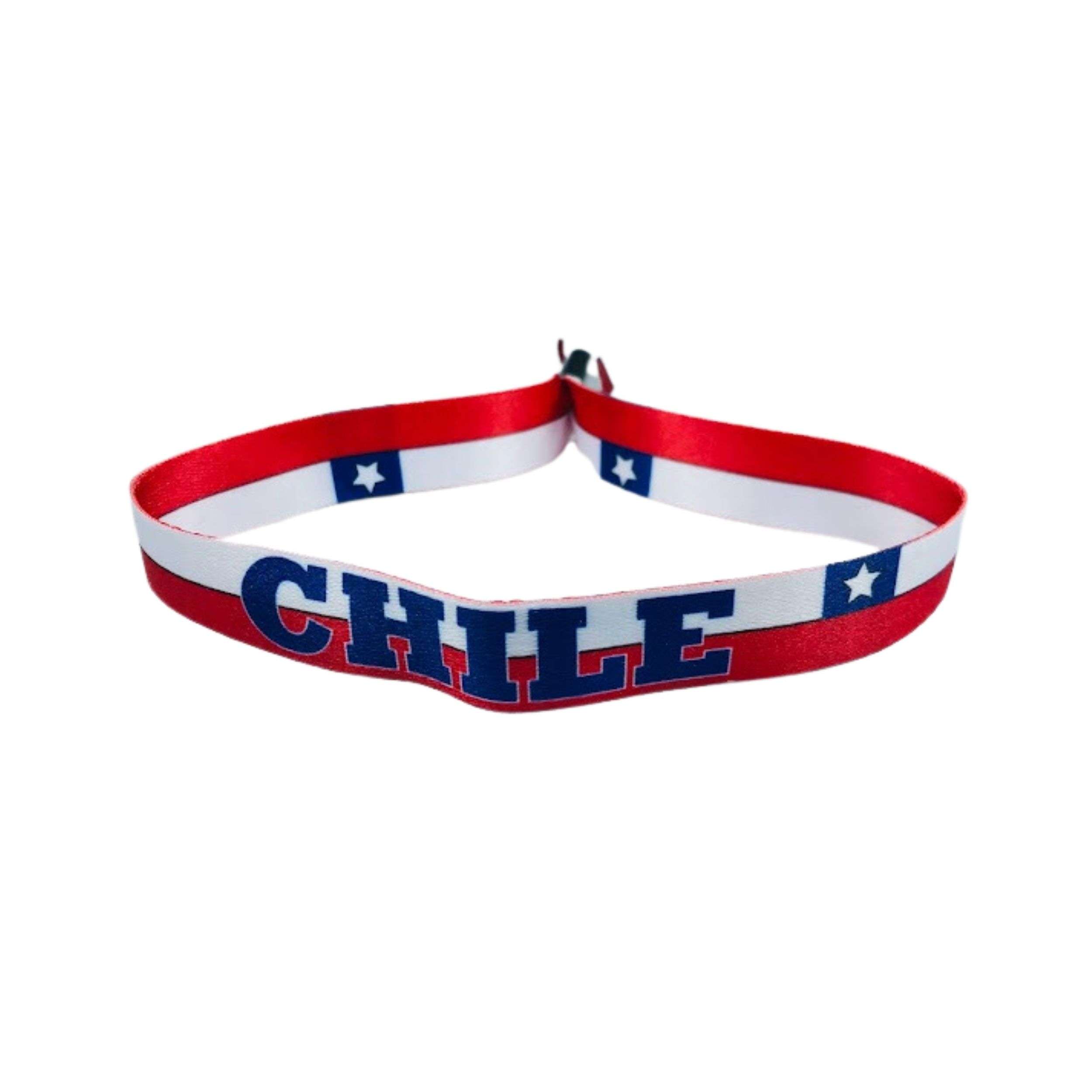 PULSERA BANDERA DE CHILE P1062