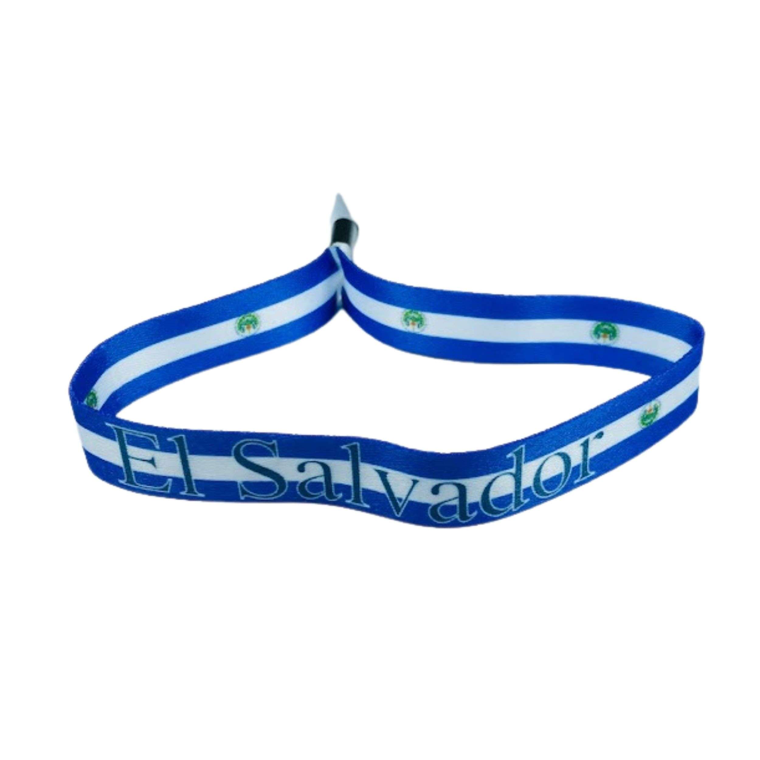 PULSERA BANDERA DE EL SALVADOR P1072