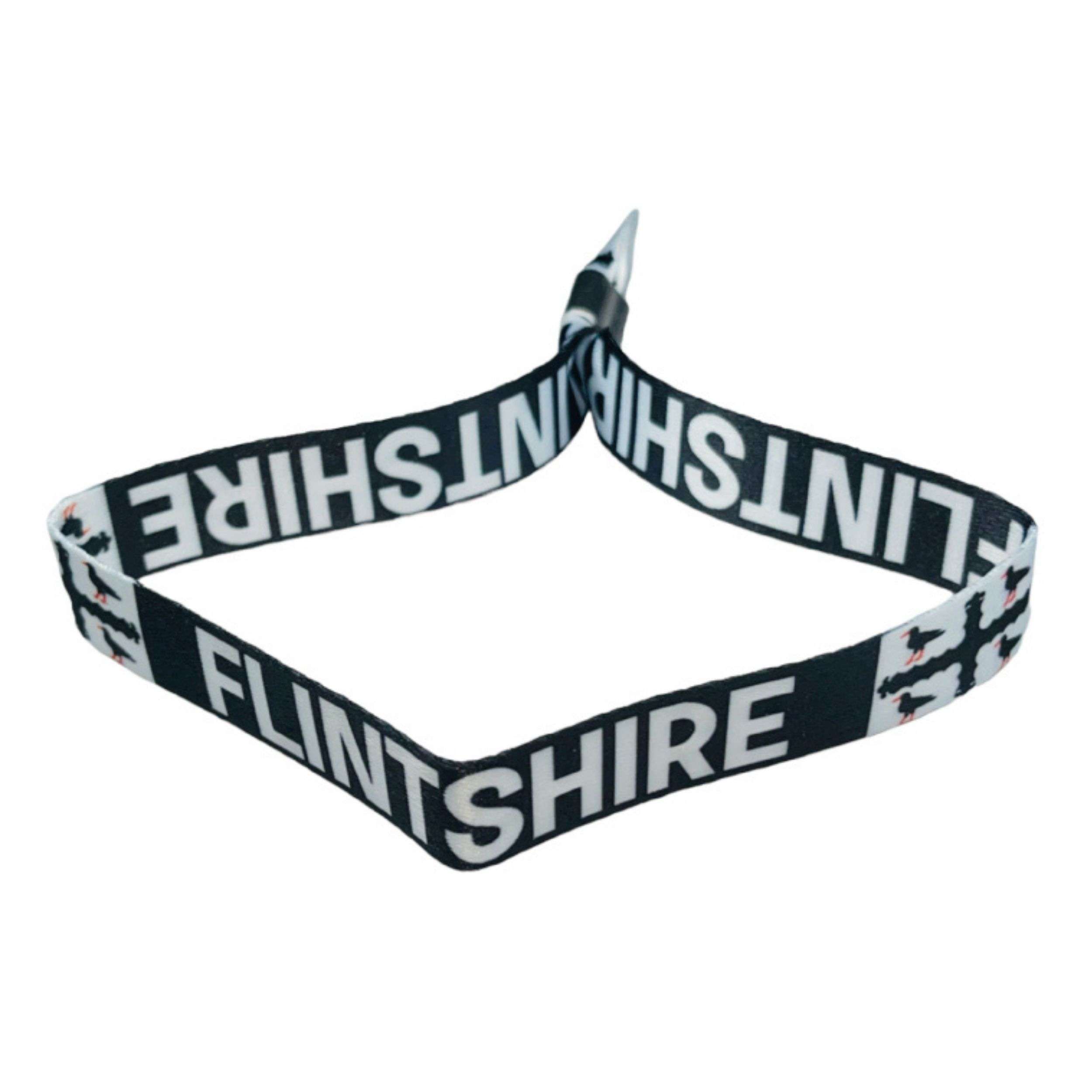 PULSERA BANDERA DE FLINTSHIRE REINO UNIDO P2463