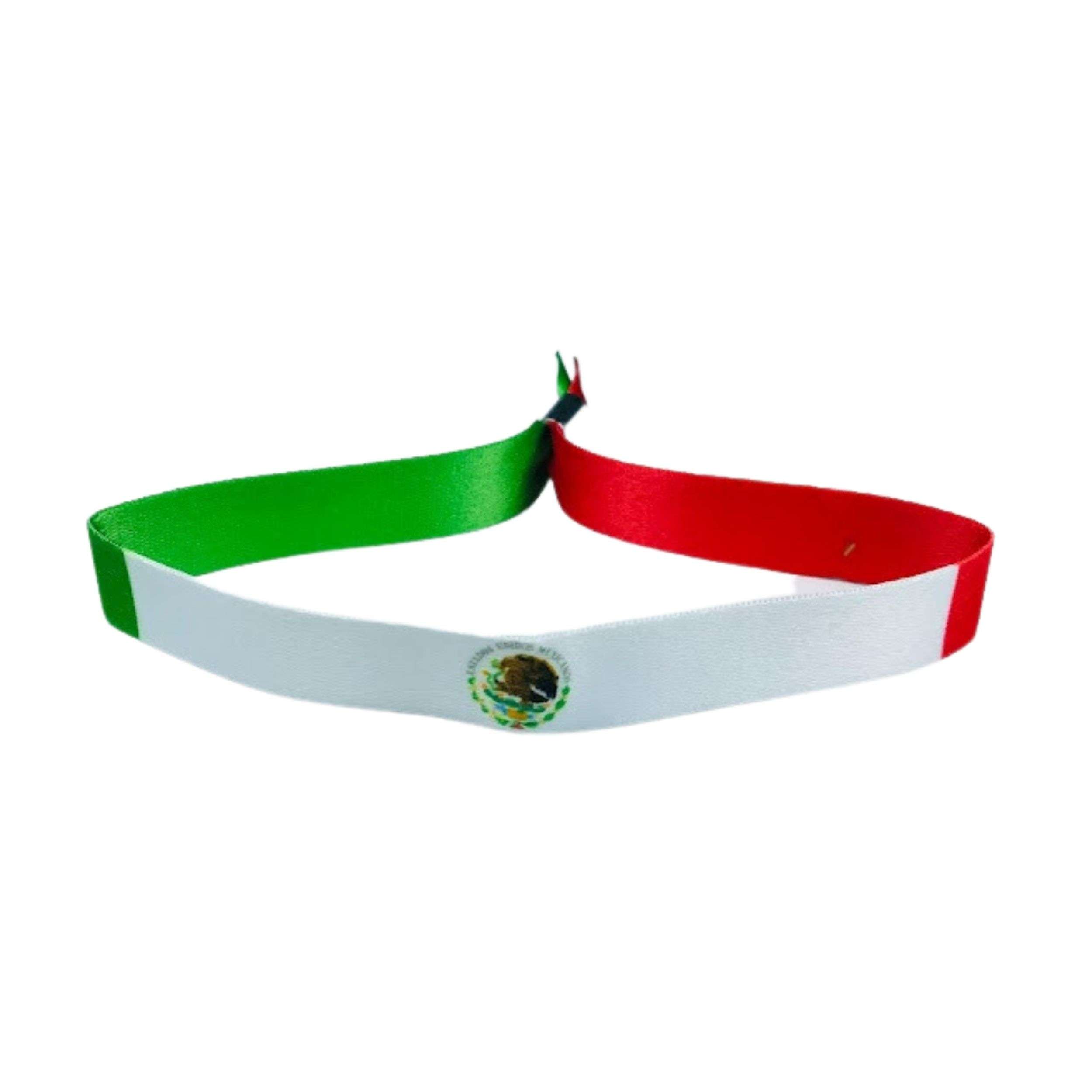 PULSERA BANDERA DE MEXICO P1077