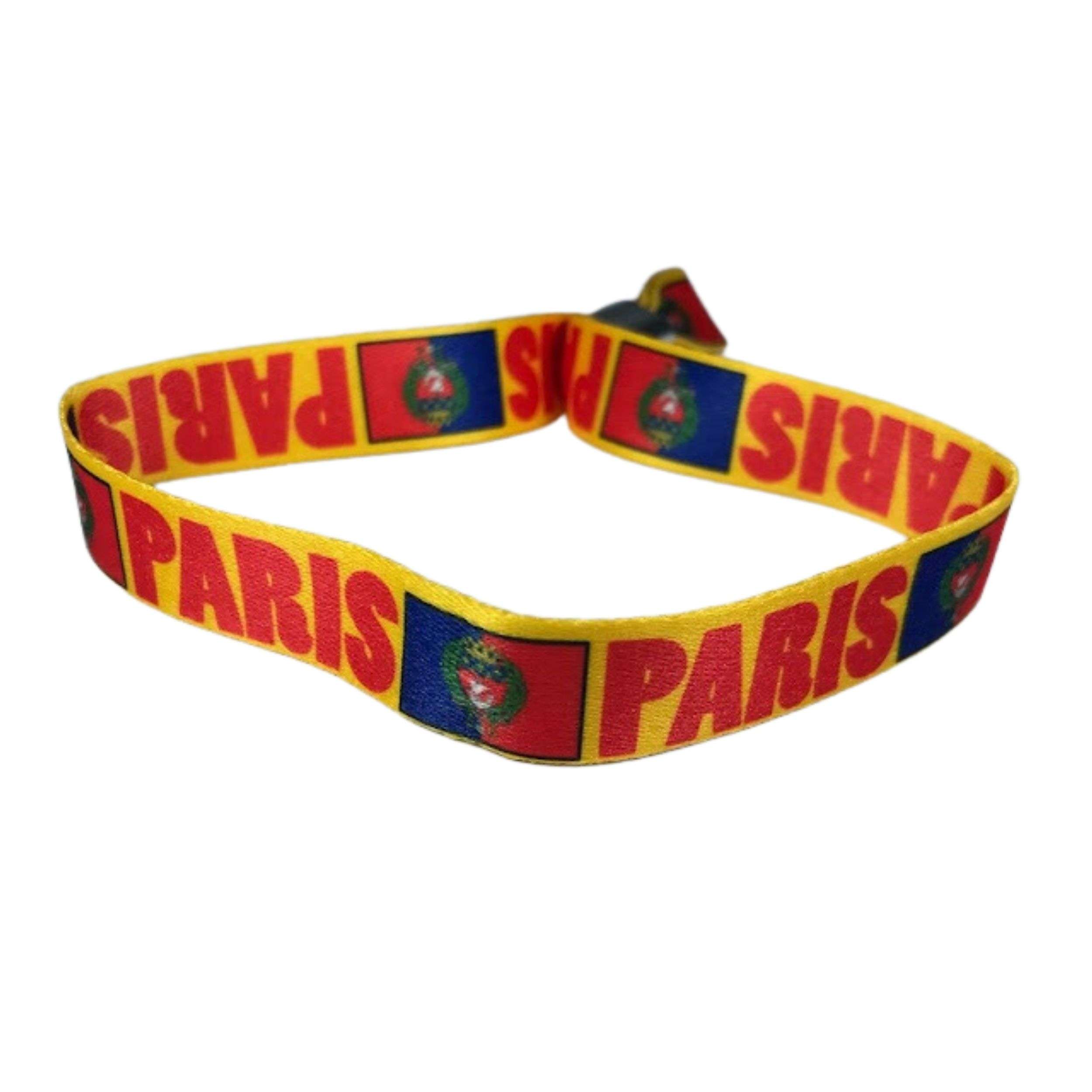 PULSERA BANDERA DE PARIS FRANCIA P1550