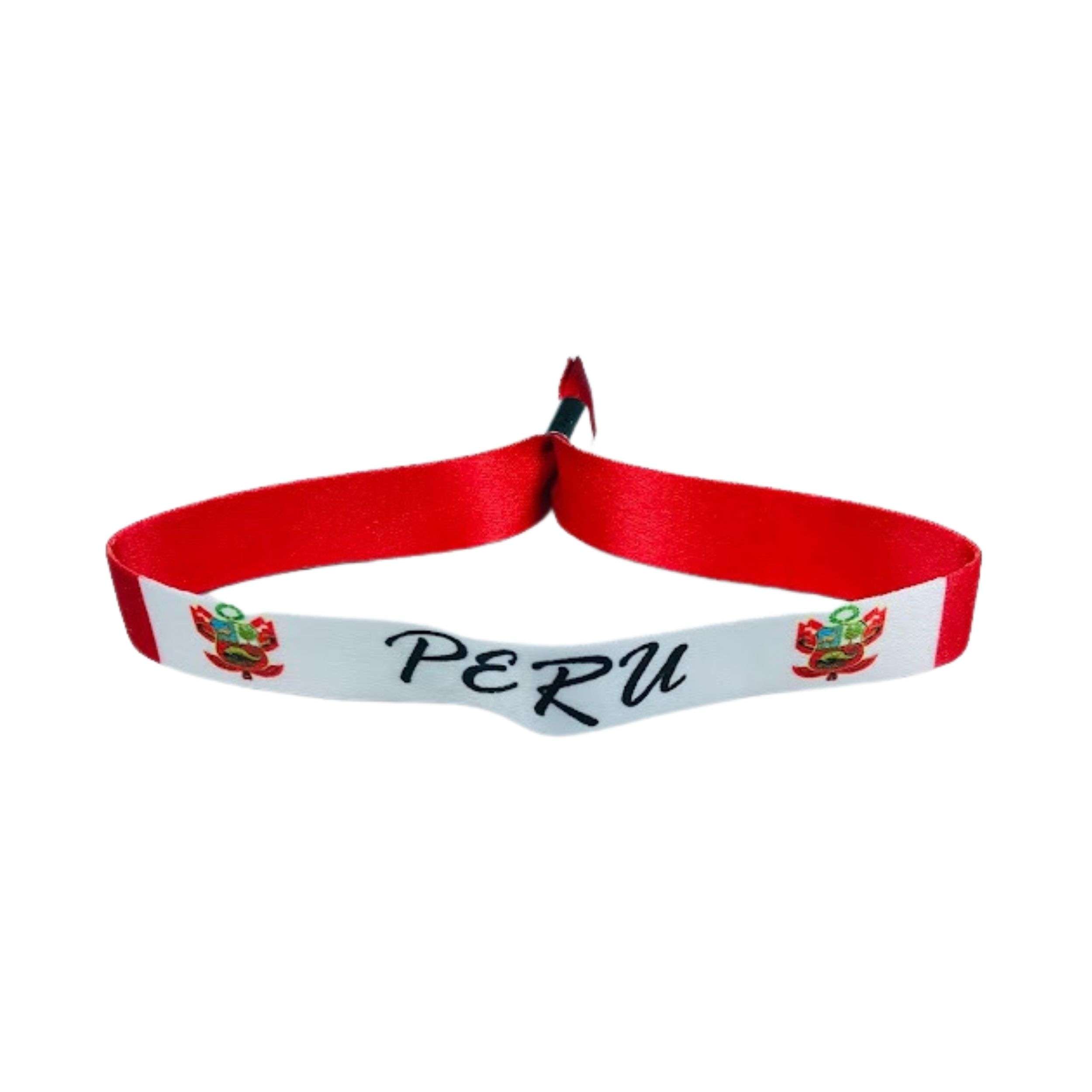 PULSERA BANDERA DE PERU P1076