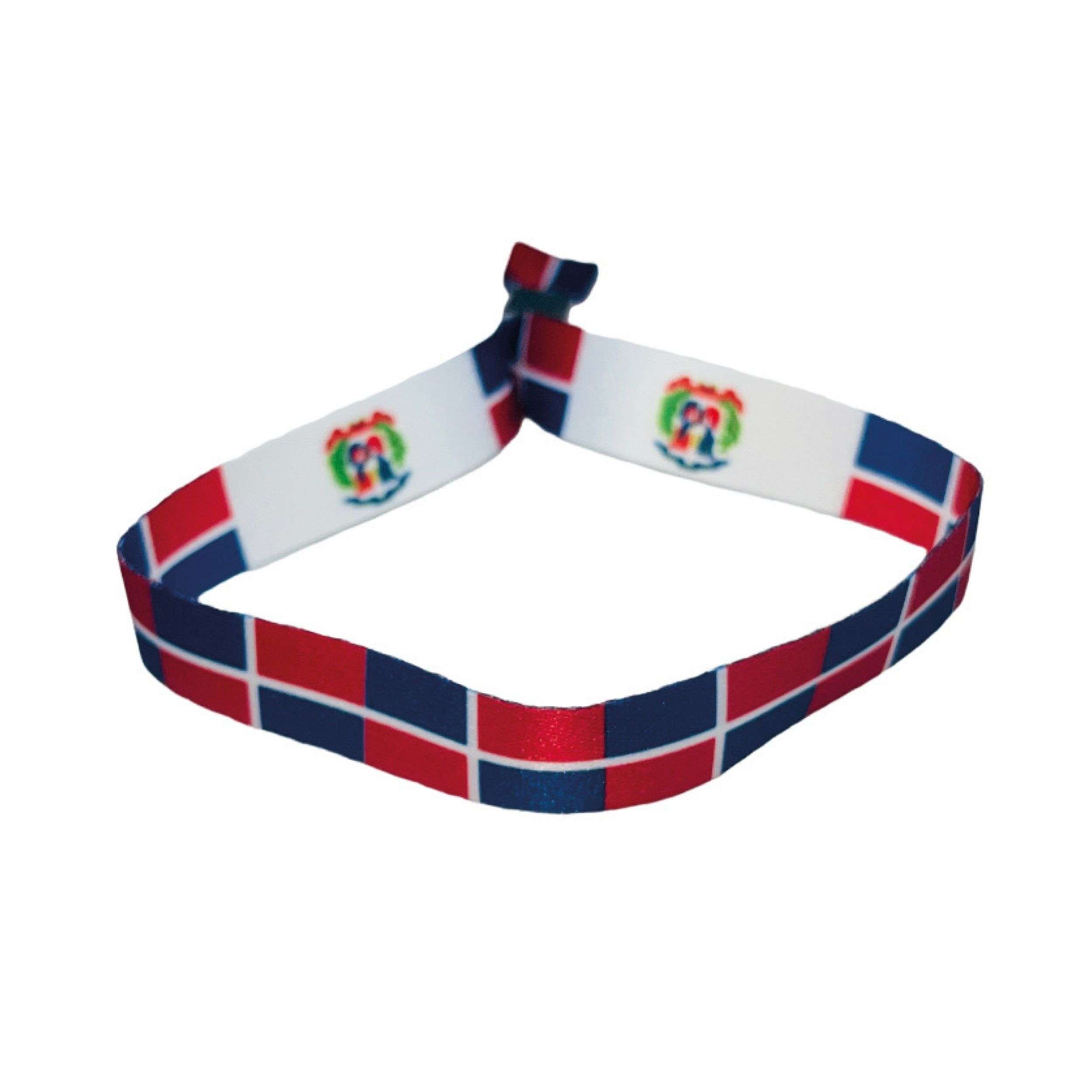 PULSERA BANDERA DE REPUBLICA DOMINICANA P1098