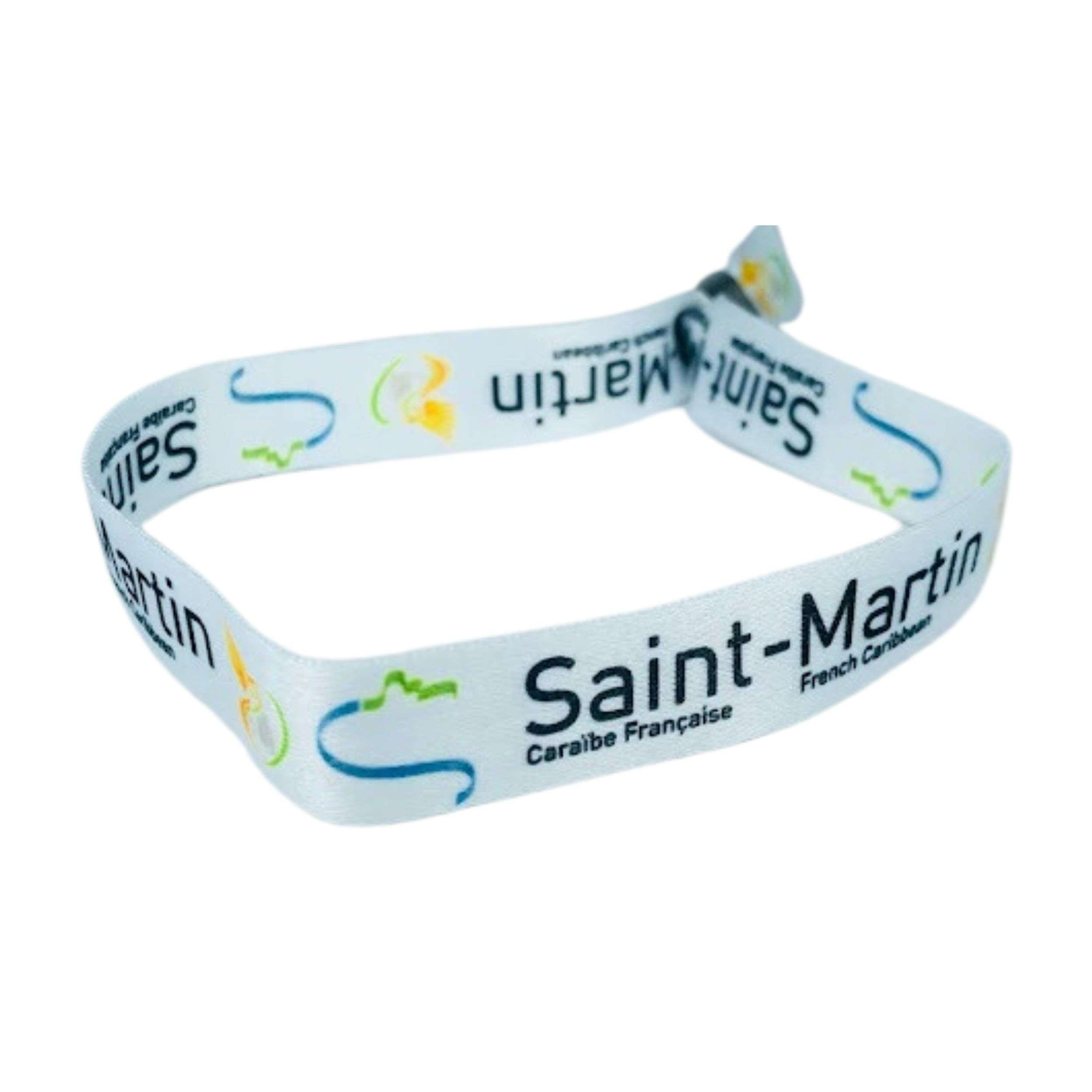 PULSERA BANDERA DE SAINT MARTIN FRANCIA P1593