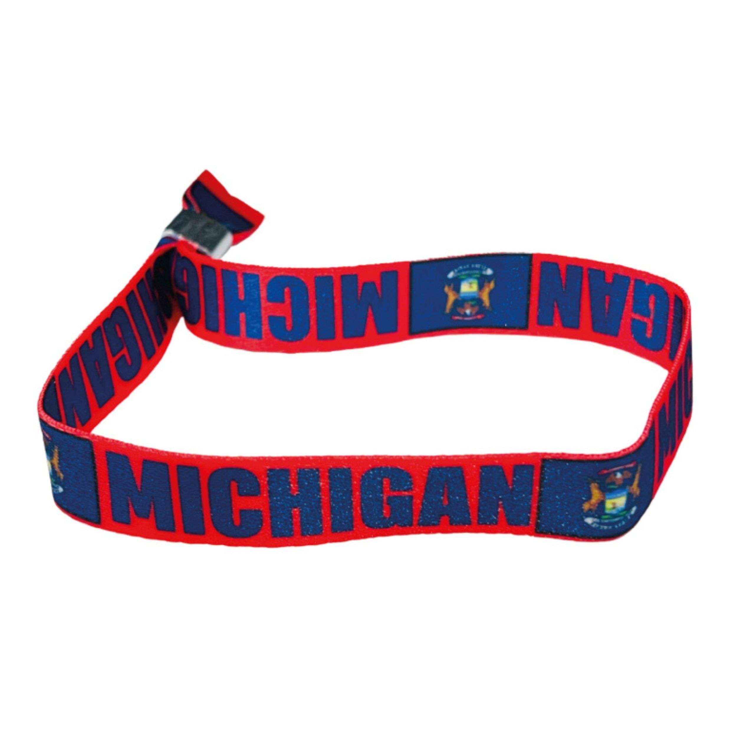 PULSERA BANDERA ESTADO MICHIGAN USA P1887