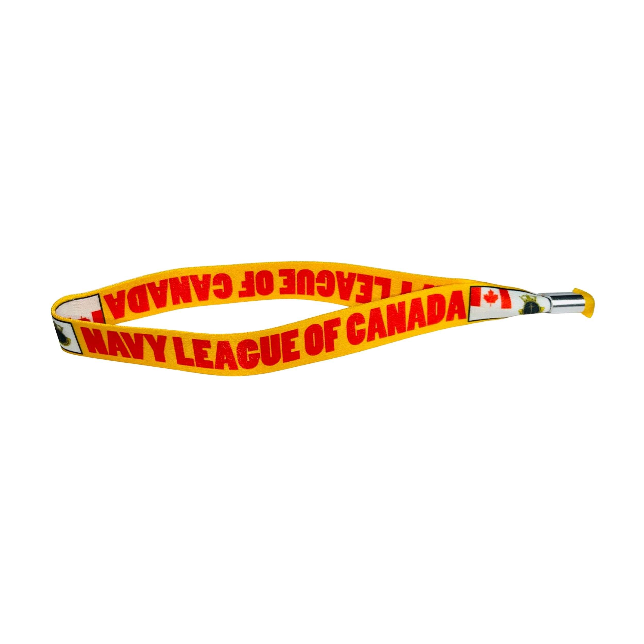 PULSERA BANDERA NAVY LEAGUE OF CANADA P1542