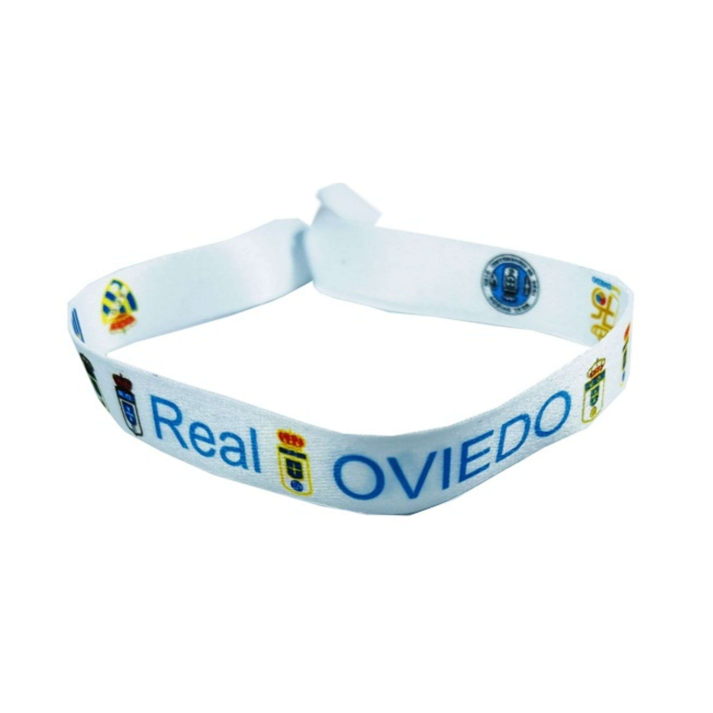 PULSERA BLANCA EVOLUCION REAL OVIEDO FUTBOL P648