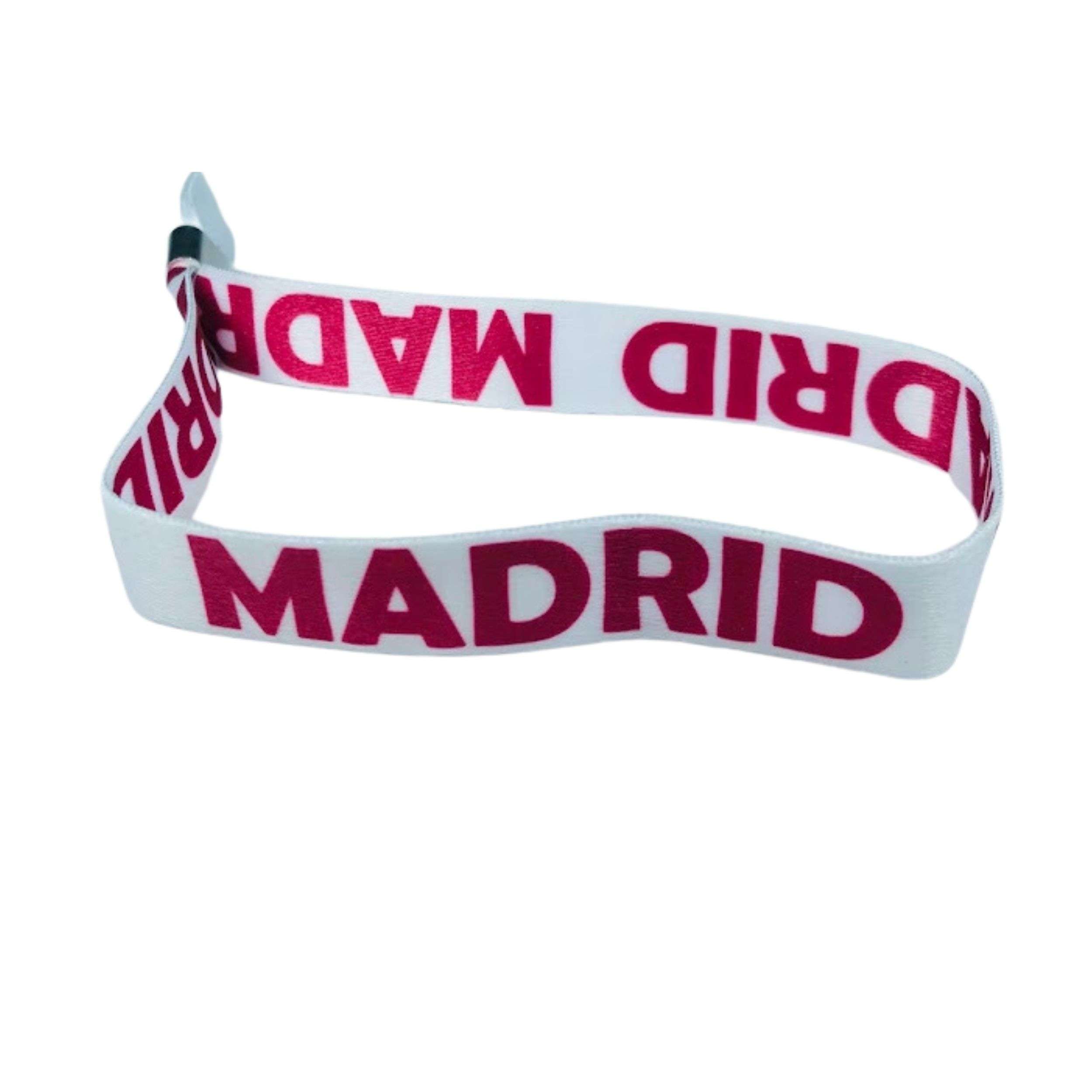 PULSERA BLANCA MADRID TURISMO P358