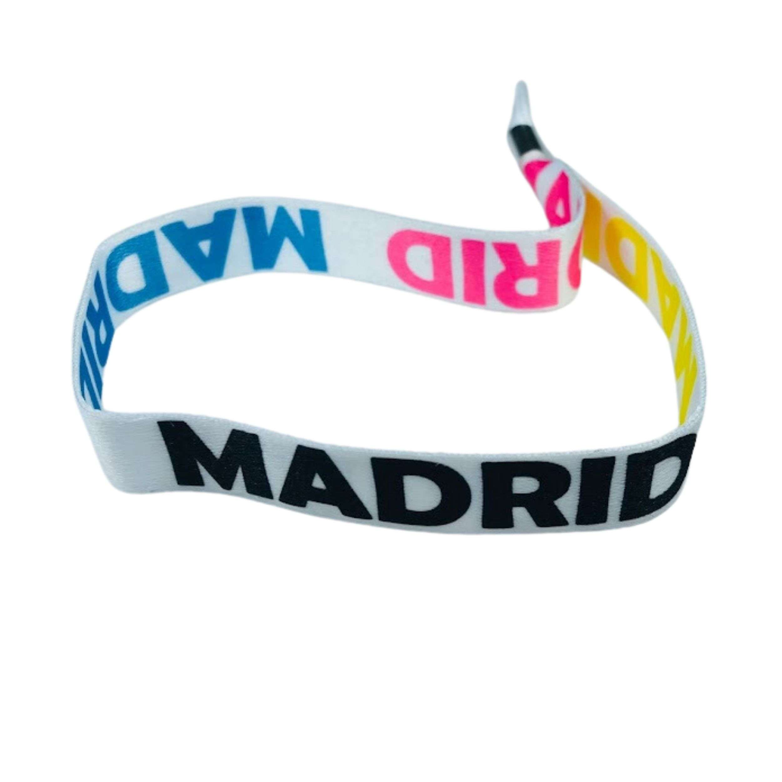 PULSERA BLANCA MADRID TURISMO P362