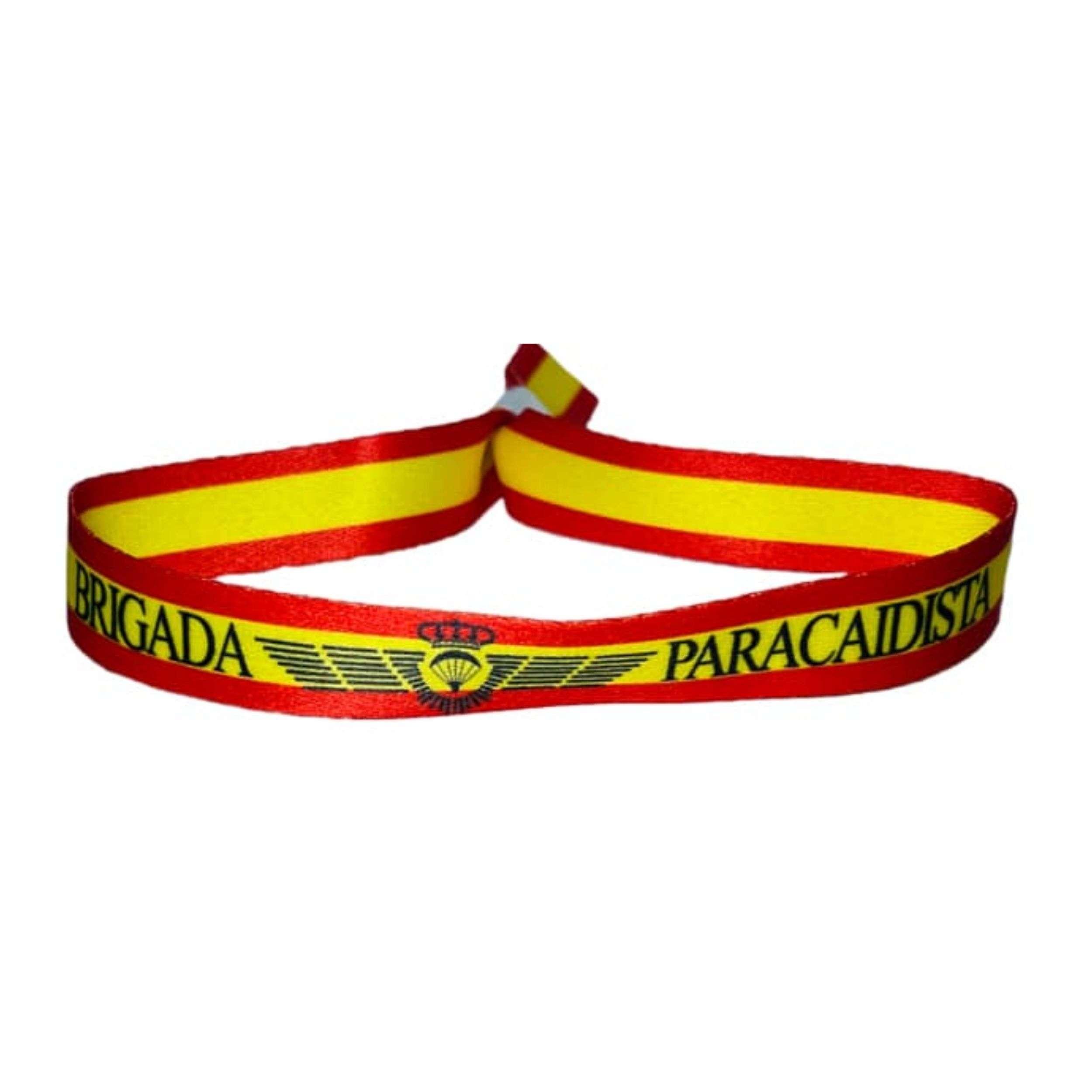 PULSERA BRIGADA PARACAIDISTA BANDERA ESPANA P059