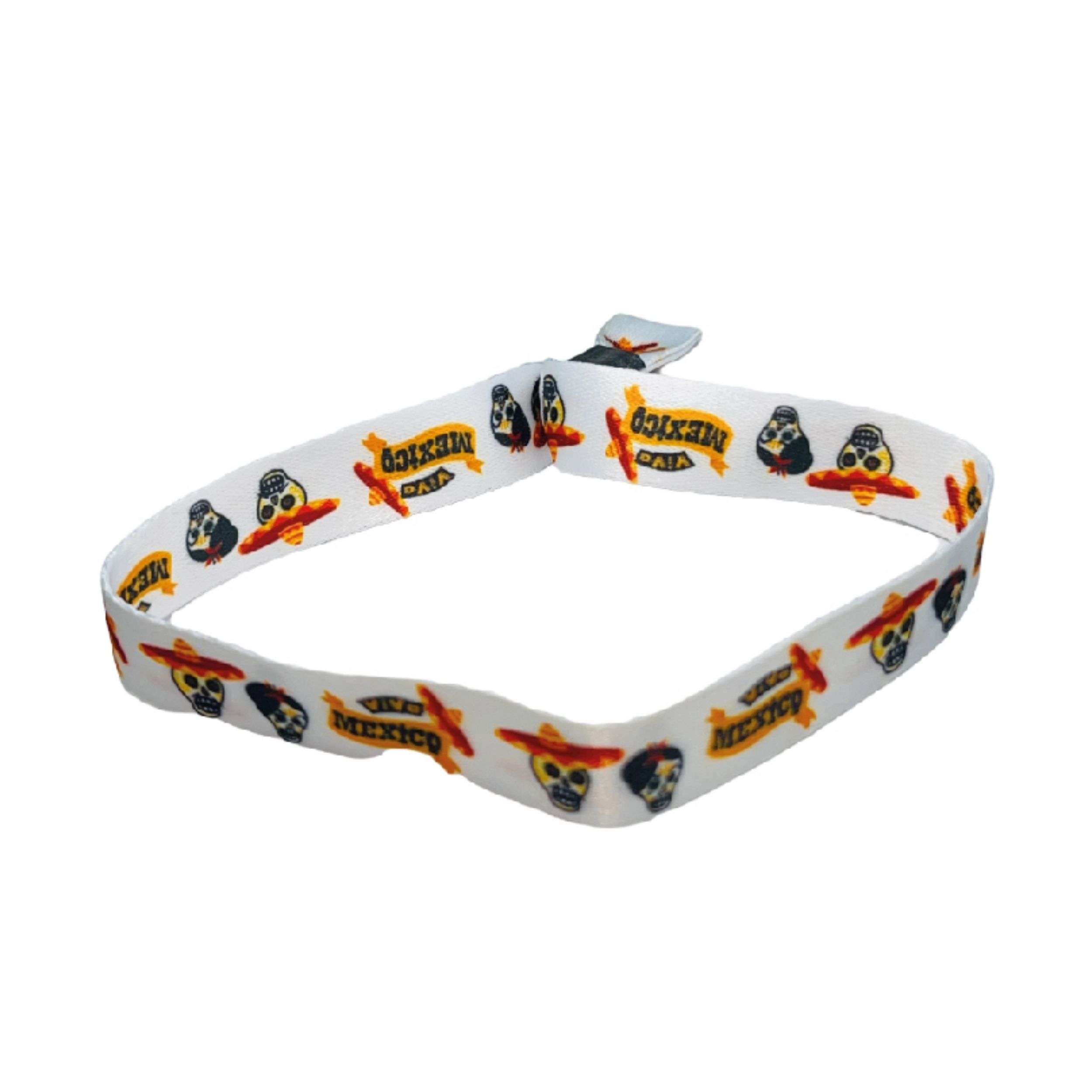 PULSERA CALAVERAS VIVA MEXICO P1738