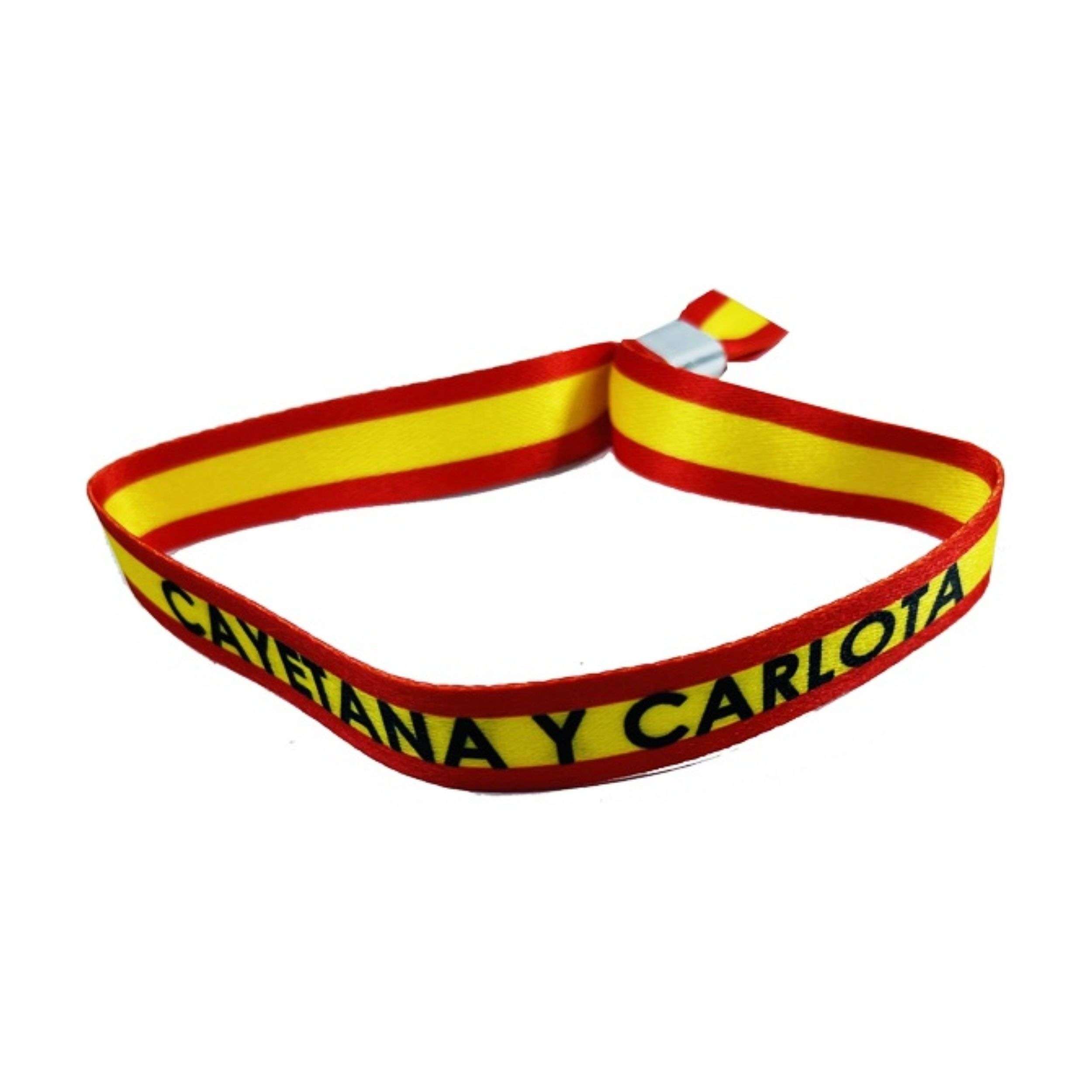 PULSERA CAYETANA Y CARLOTA BANDERA ESPANA P283