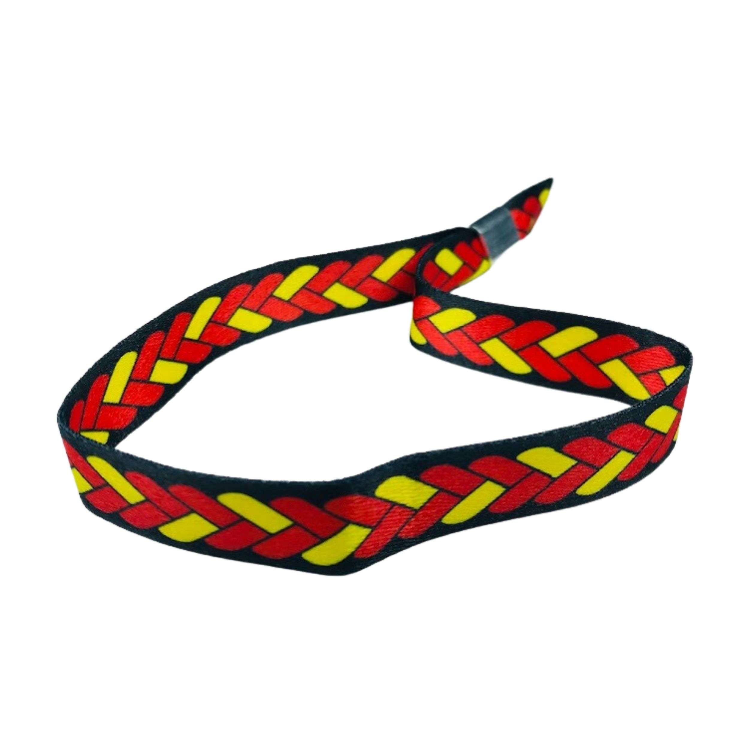 PULSERA ENTRELAZADA BANDERA DE ESPANA P340