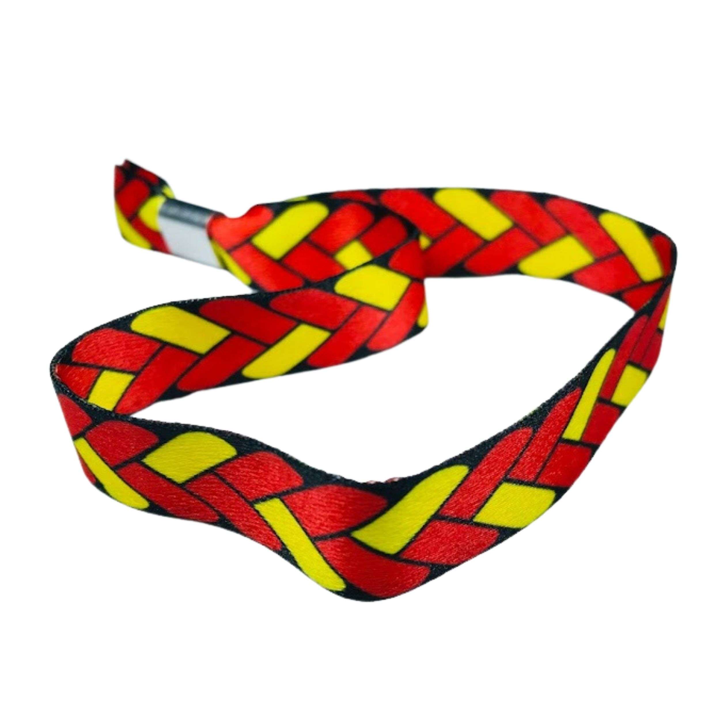 PULSERA ENTRELAZADA BANDERA ESPANA P341